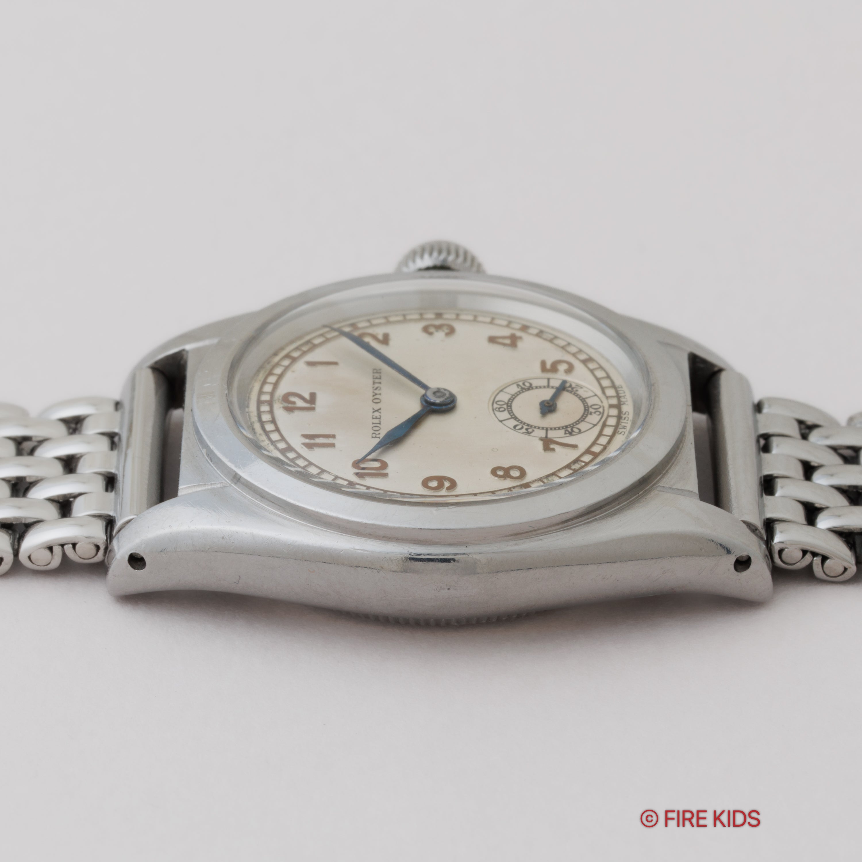ロレックス オイスター フラットバック 1939年製 Ref.2765 手巻き スモールセコンド イングランドダイヤル