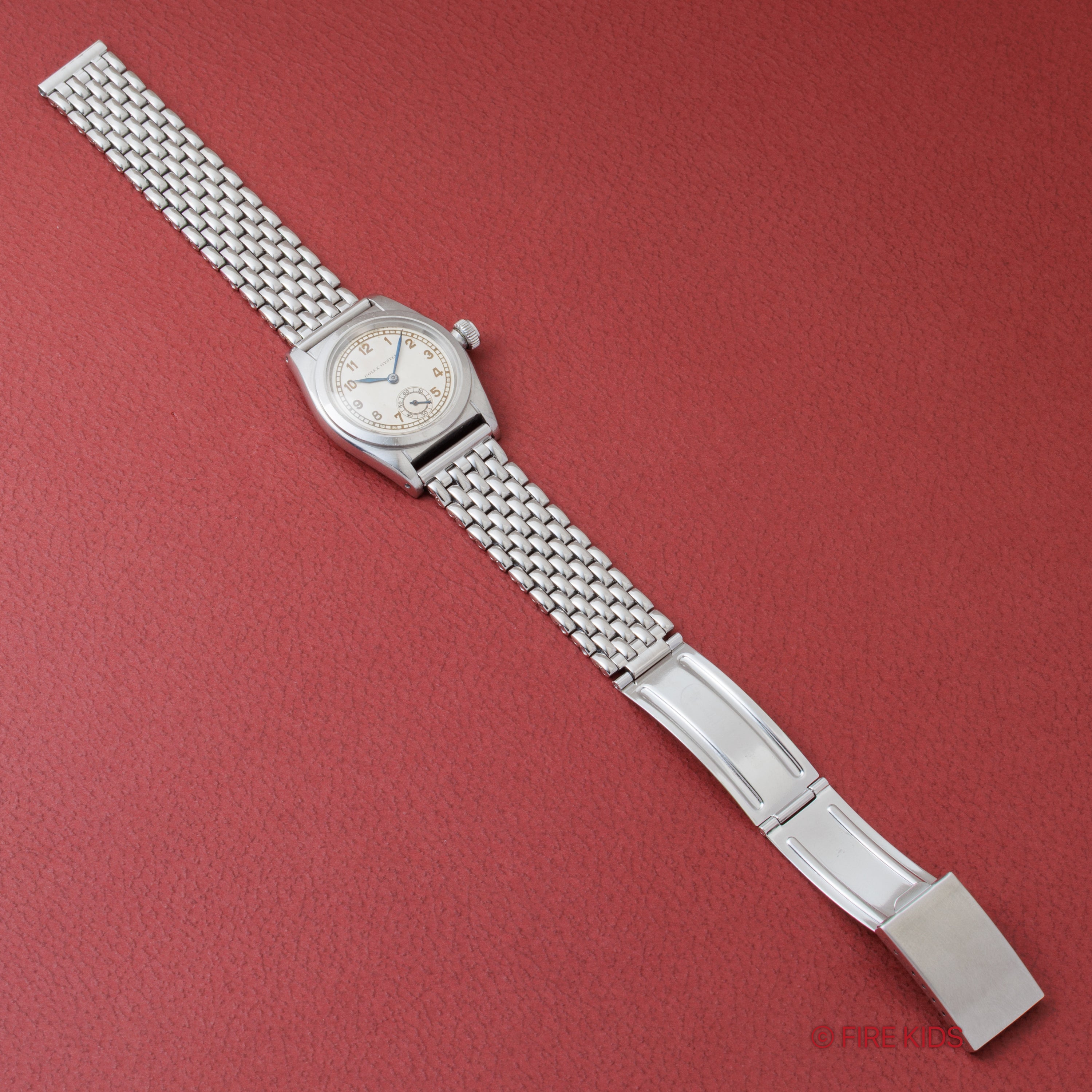 ロレックス オイスター フラットバック 1939年製 Ref.2765 手巻き スモールセコンド イングランドダイヤル