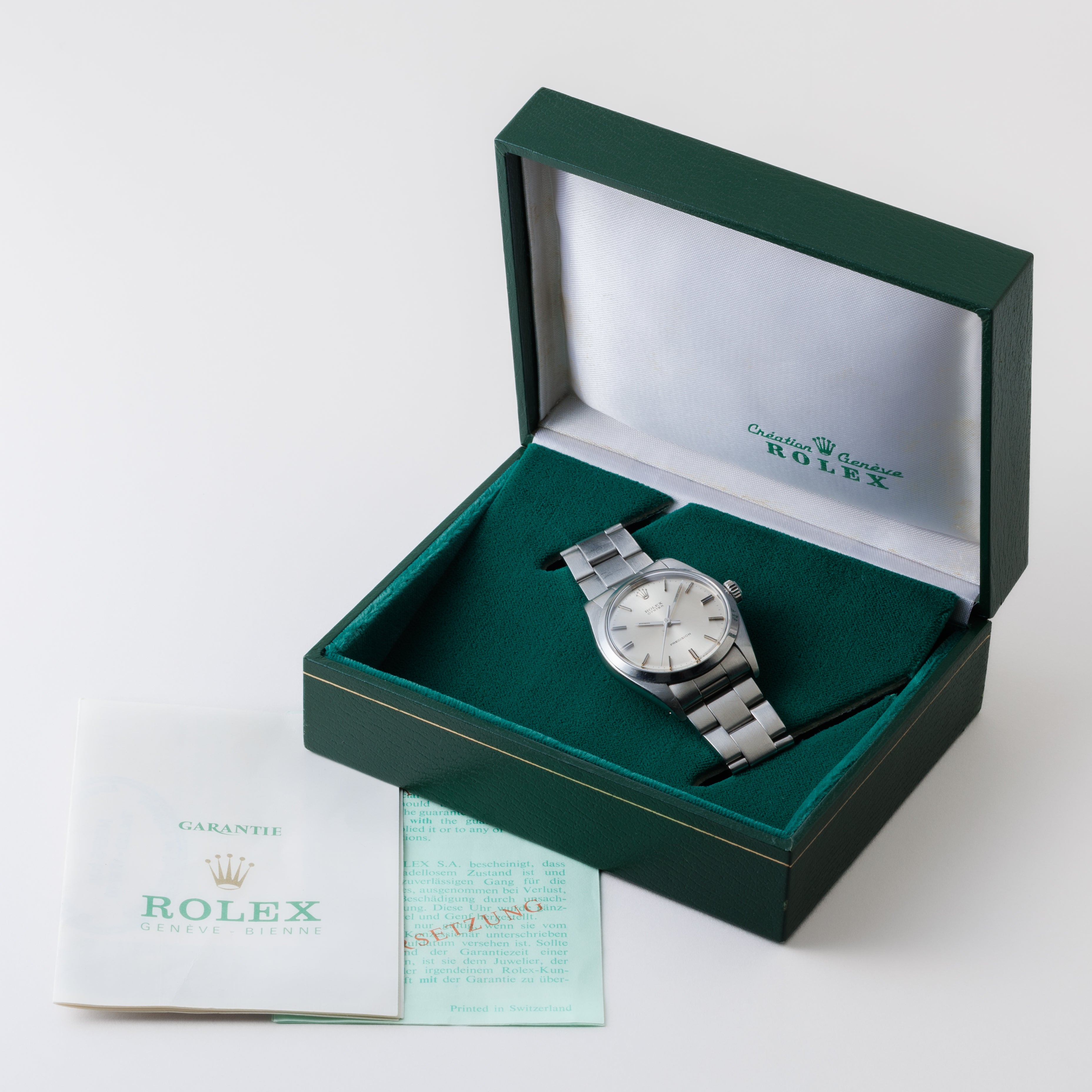 ROLEX 高級レザー製　ロレックス　デイデイトオイスター用ボックス ロレックス オイスターロイヤル Ref.6426 PGPケース 1960年製 w