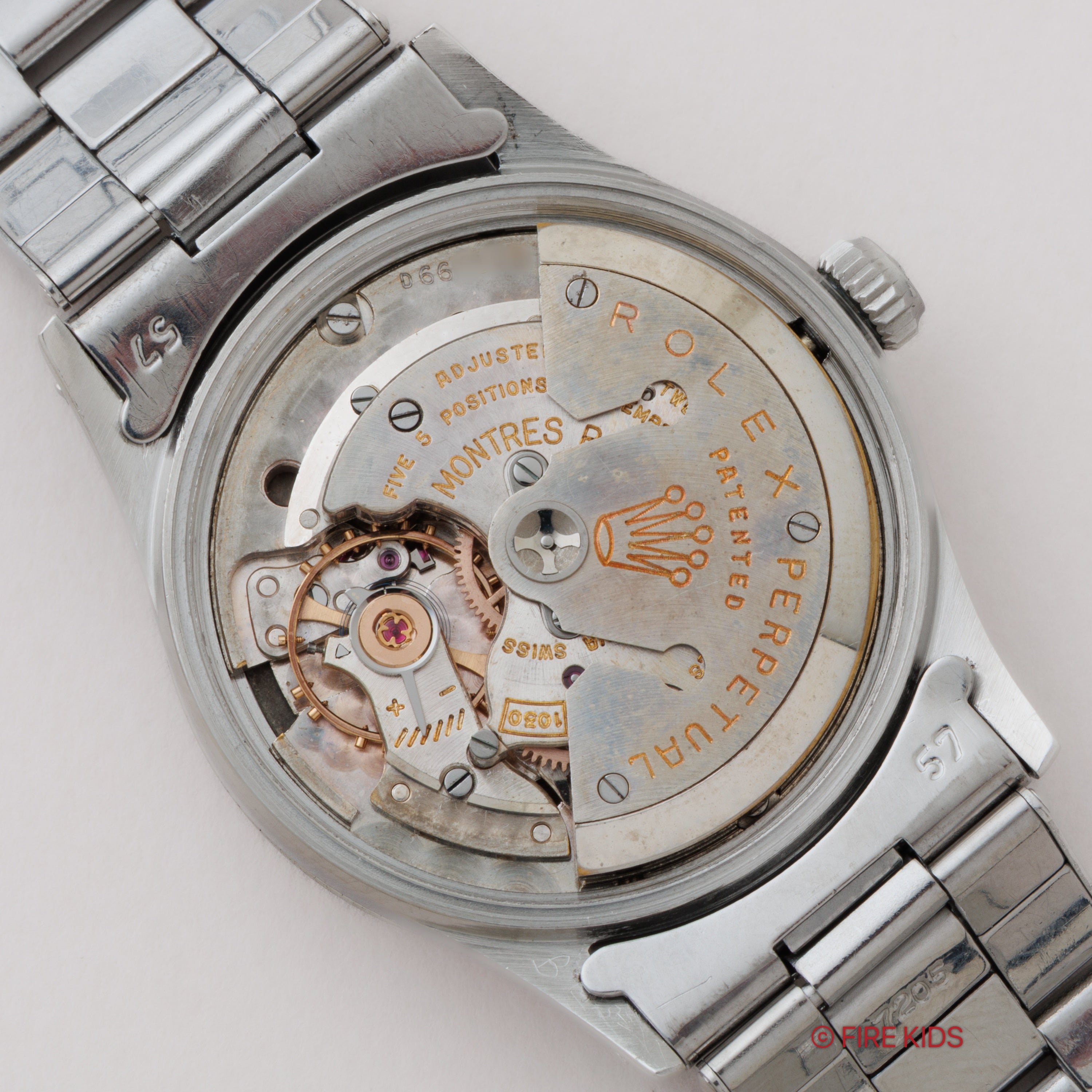 ロレックス オイスターパーペチュアル Ref.6532 エクスプローラーダイヤル 1956年製 自動巻 Cal. 1030 純正リベットブレス