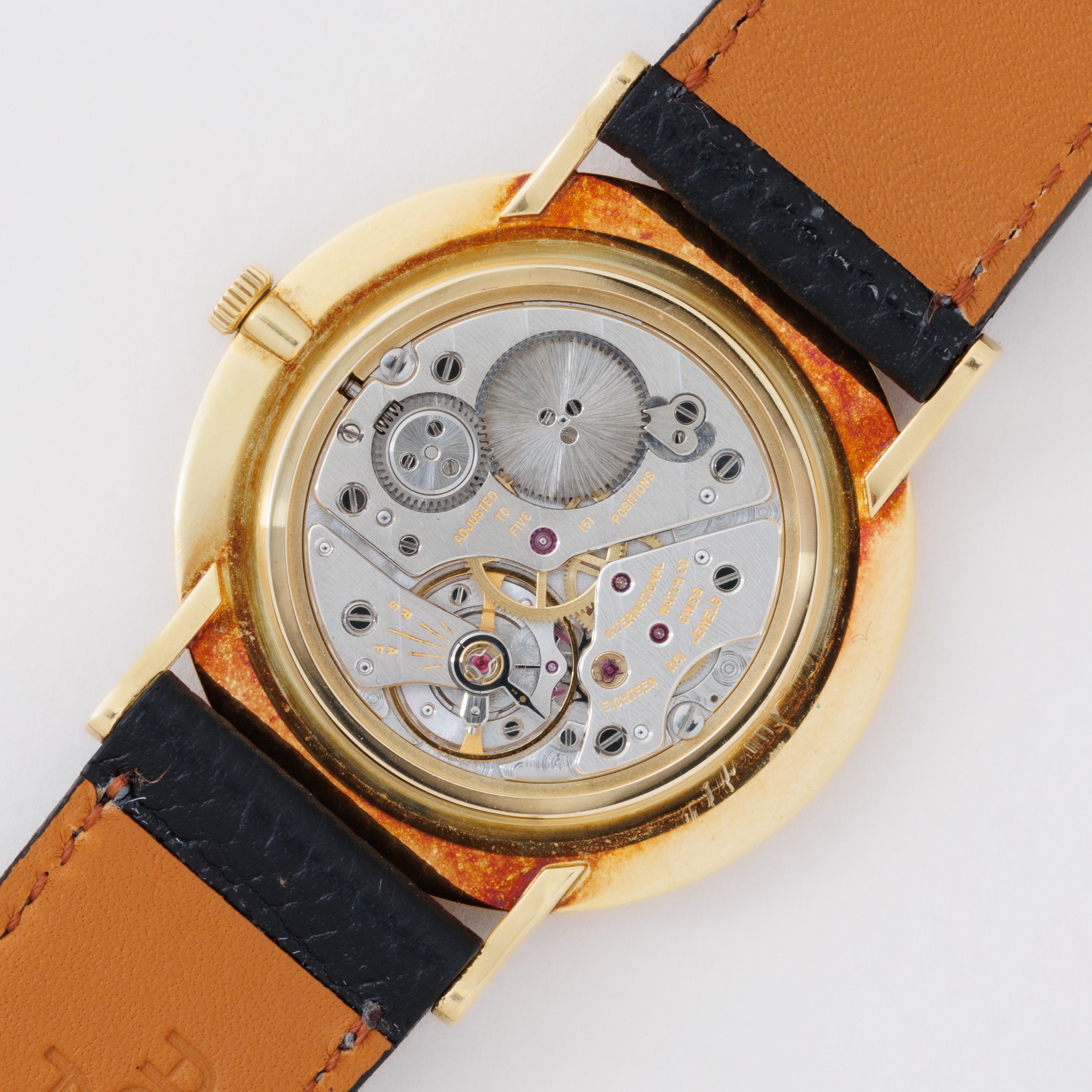 IWC 18金無垢ラウンドケース Ref.2010 1991年製 手巻き Cal.185