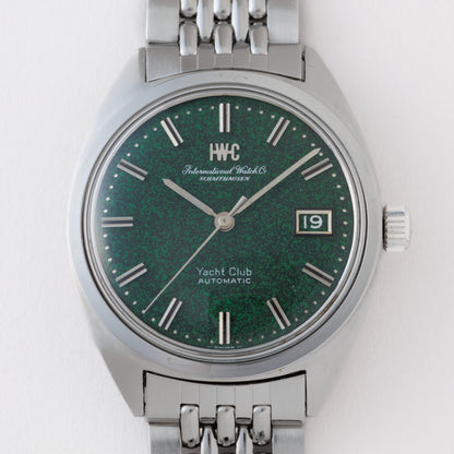 IWC ヨットクラブ 1971年製 Ref.R811 グリーンマーブルダイヤル 純正ゲイフレアーブレス付き