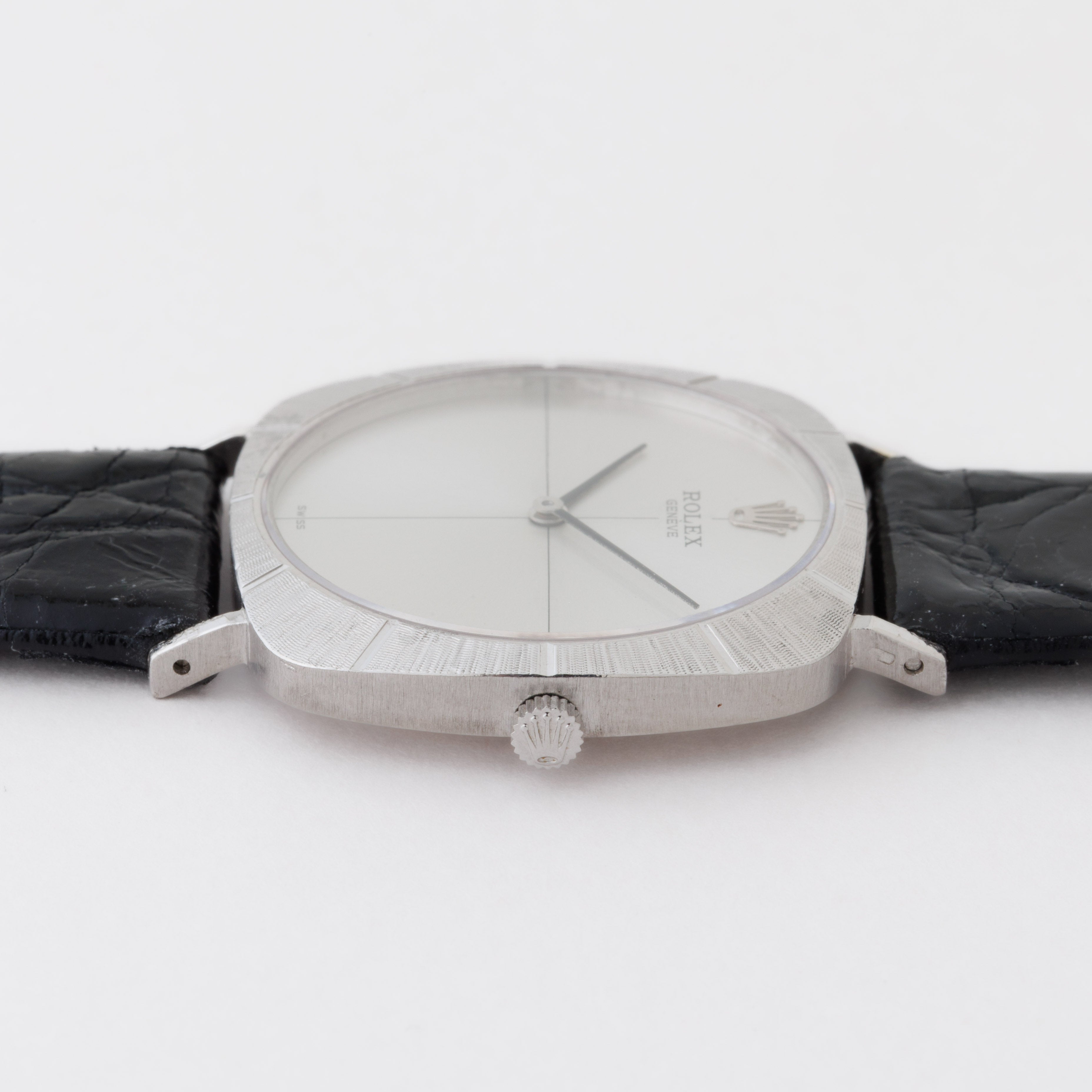 ロレックス 18金無垢ホワイトゴールド チェリーニ 1968年製 Ref.3748