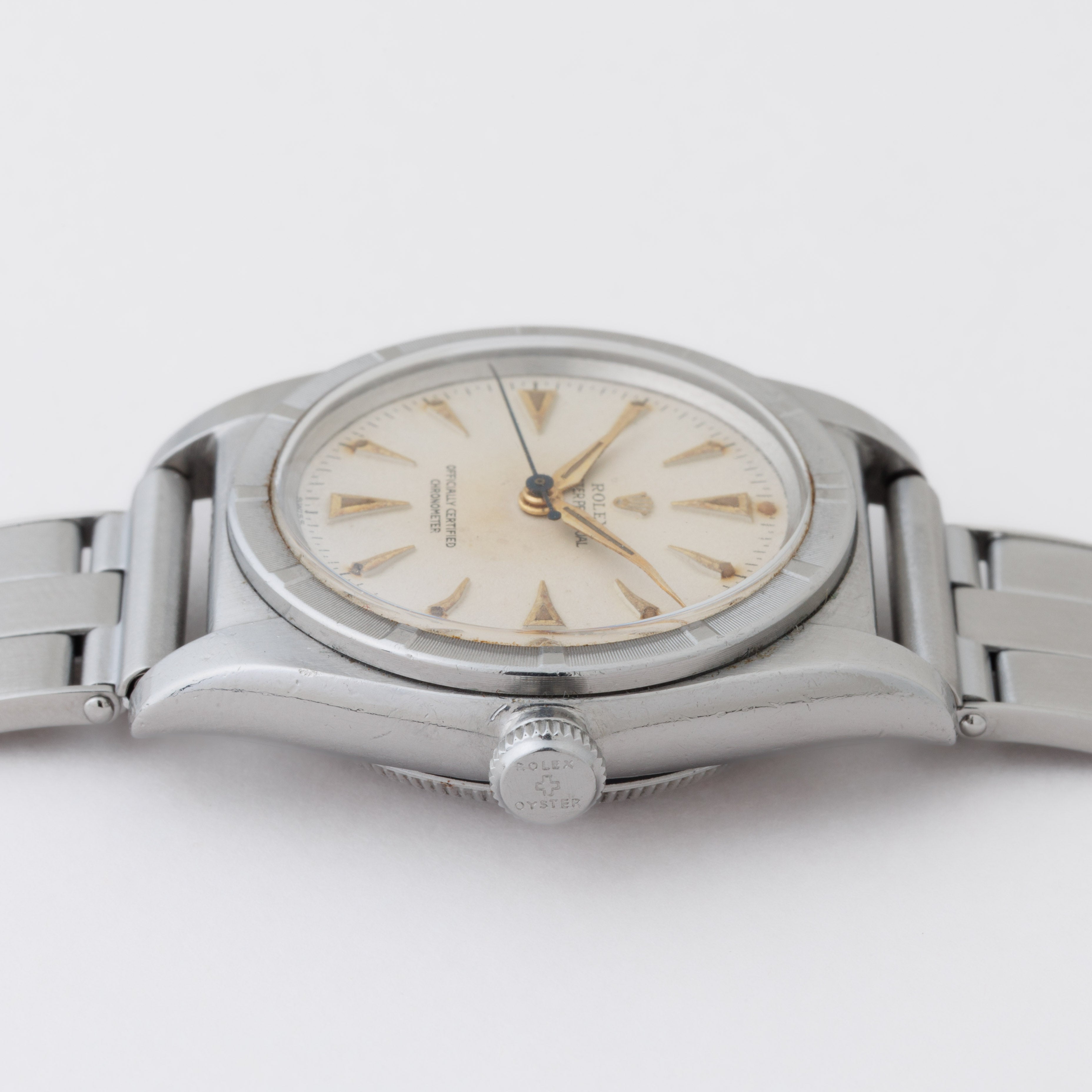 ロレックス バブルバック 1946年製 Ref.3372 エンジンターンド