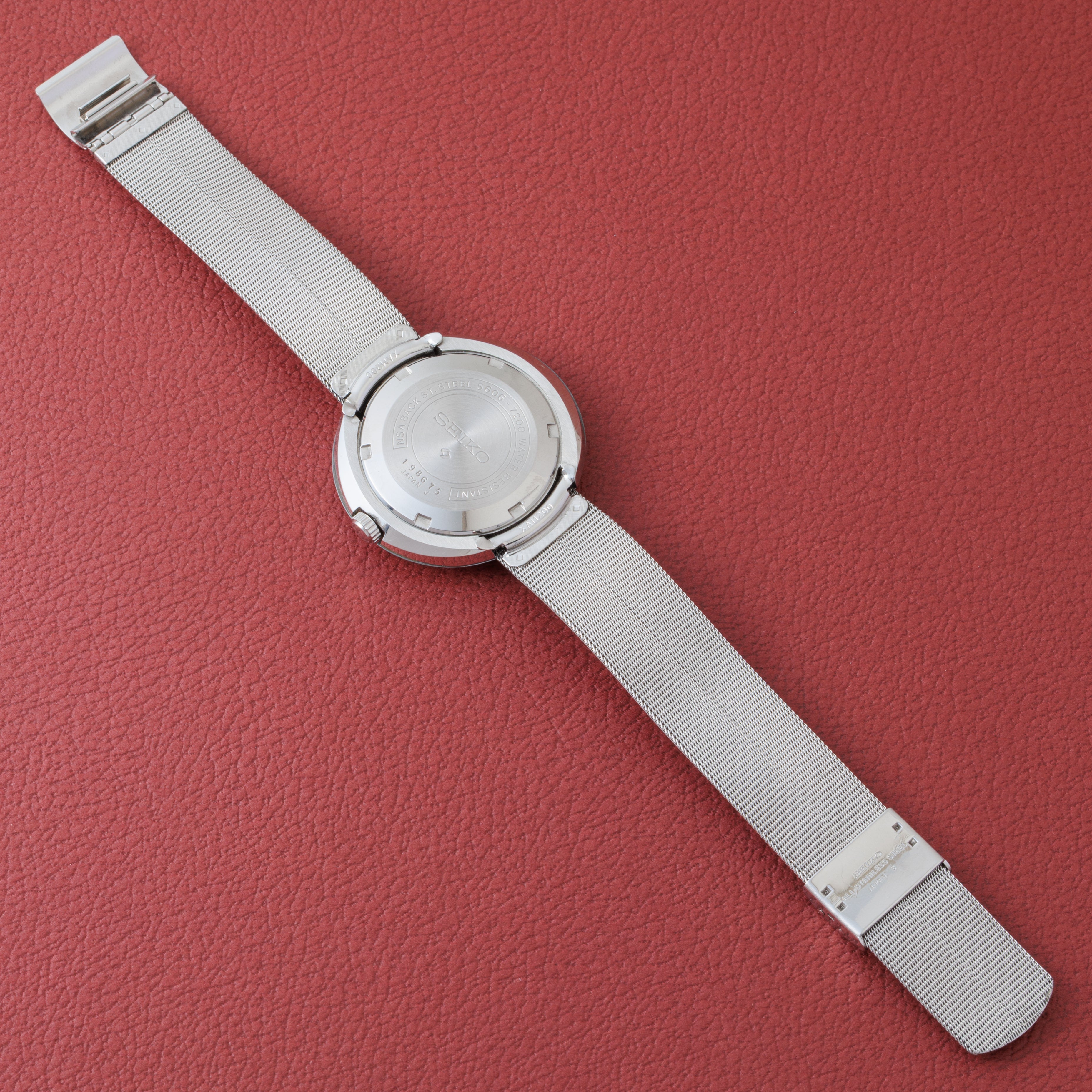セイコー LM 1971年製 グレーダイヤル 超硬ケース Ref.5606-7200 純正ブレス 自動巻き