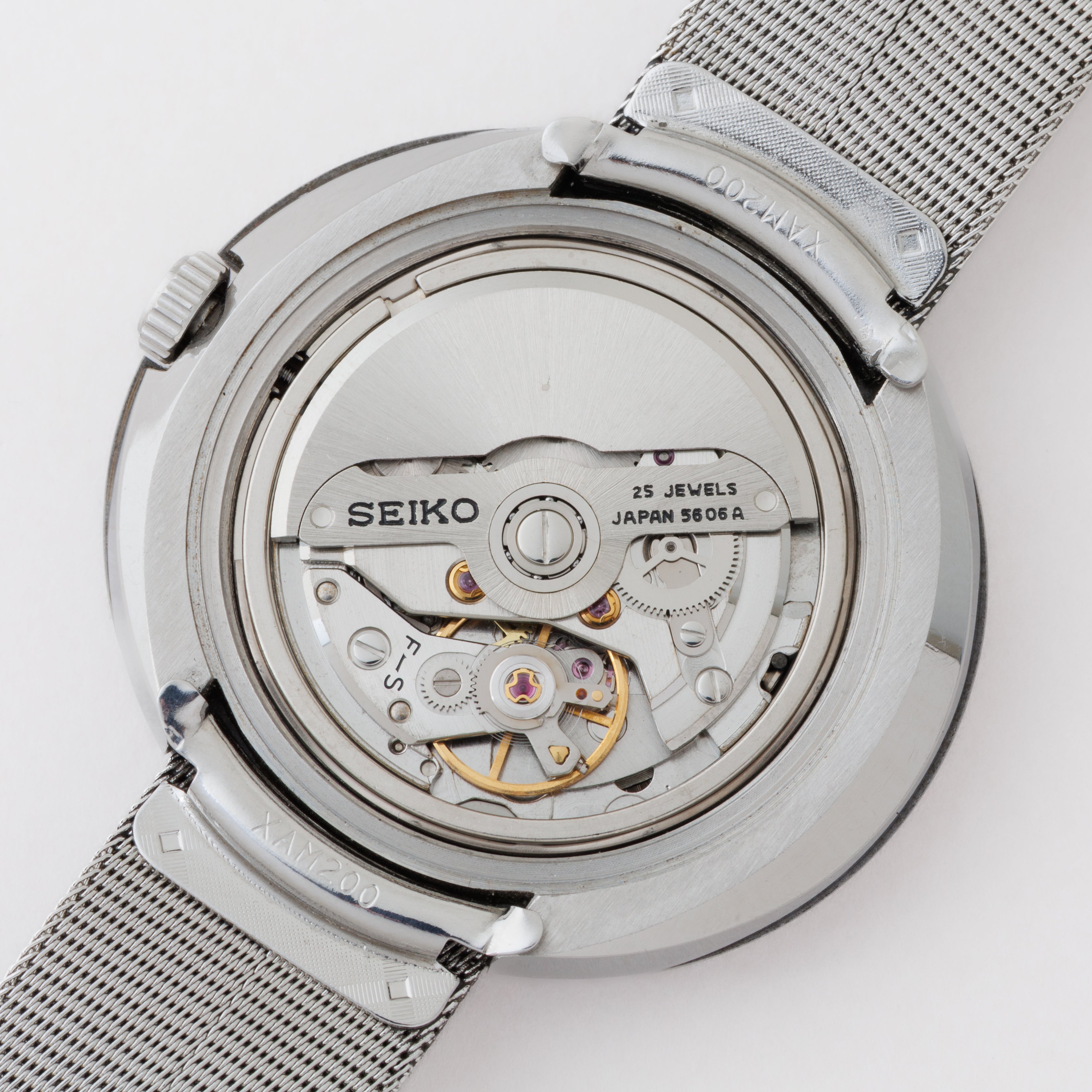 セイコー LM 1971年製 グレーダイヤル 超硬ケース Ref.5606-7200 純正ブレス 自動巻き