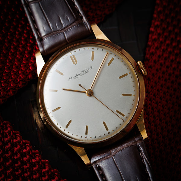 IWC ラウンドケース 1948年製 18金イエローゴールド 手巻き Cal