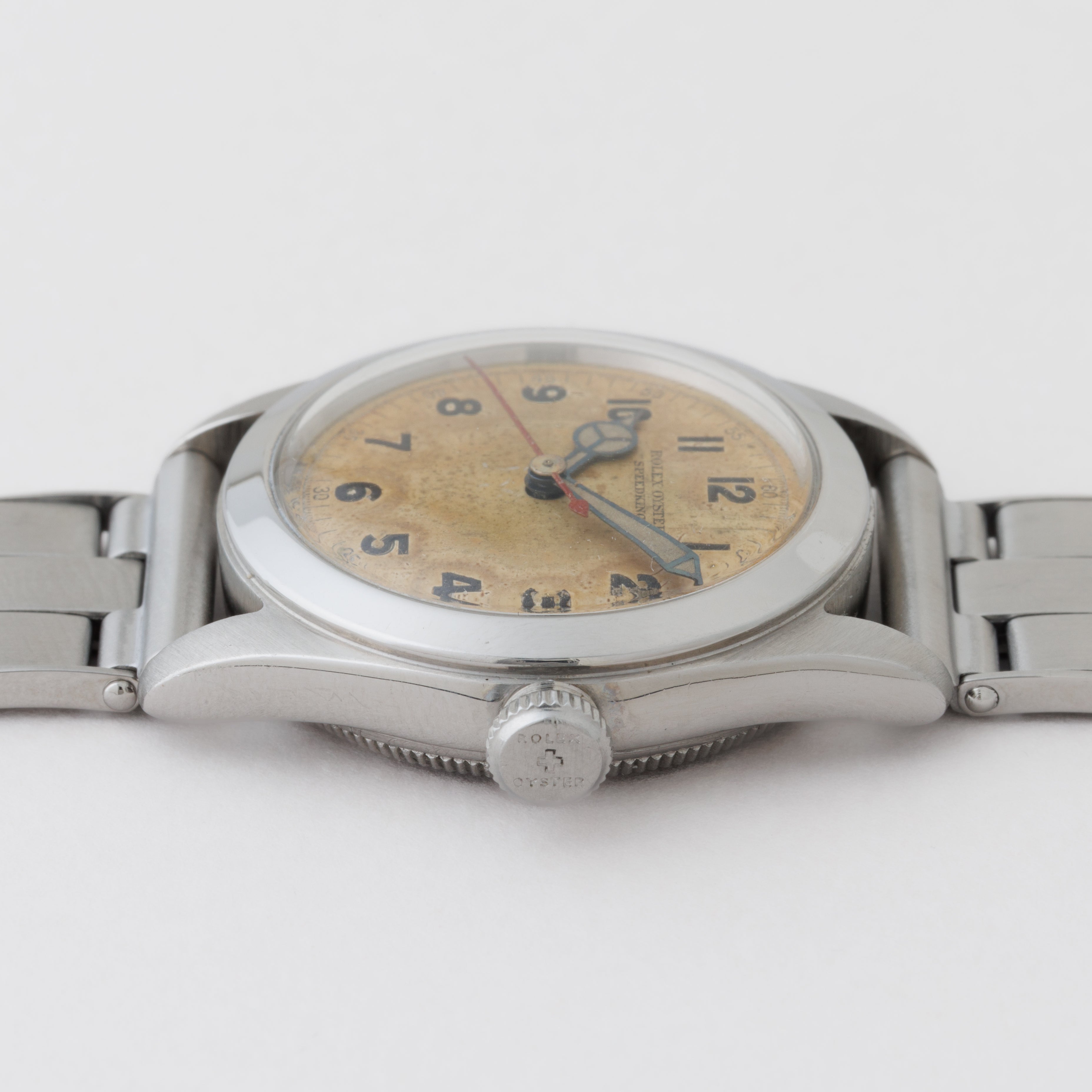 ロレックス オイスター スピードキング 手巻き 1945年製 アラビアダイアル Ref.4220