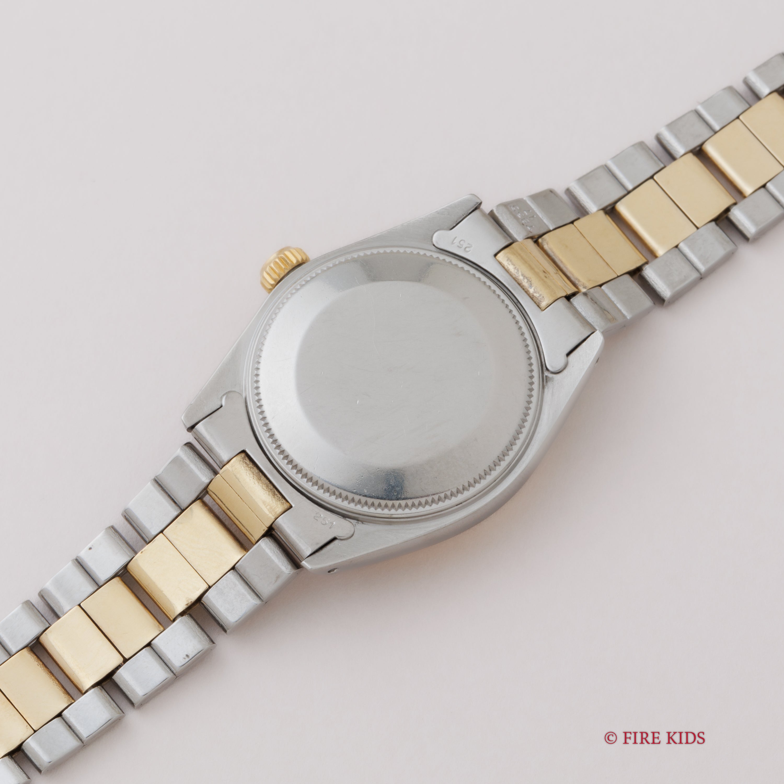 ロレックス デイトジャスト31 コンビ 1974年製 Ref.6827 シグマダイヤル 純正3連コンビオイスターブレス