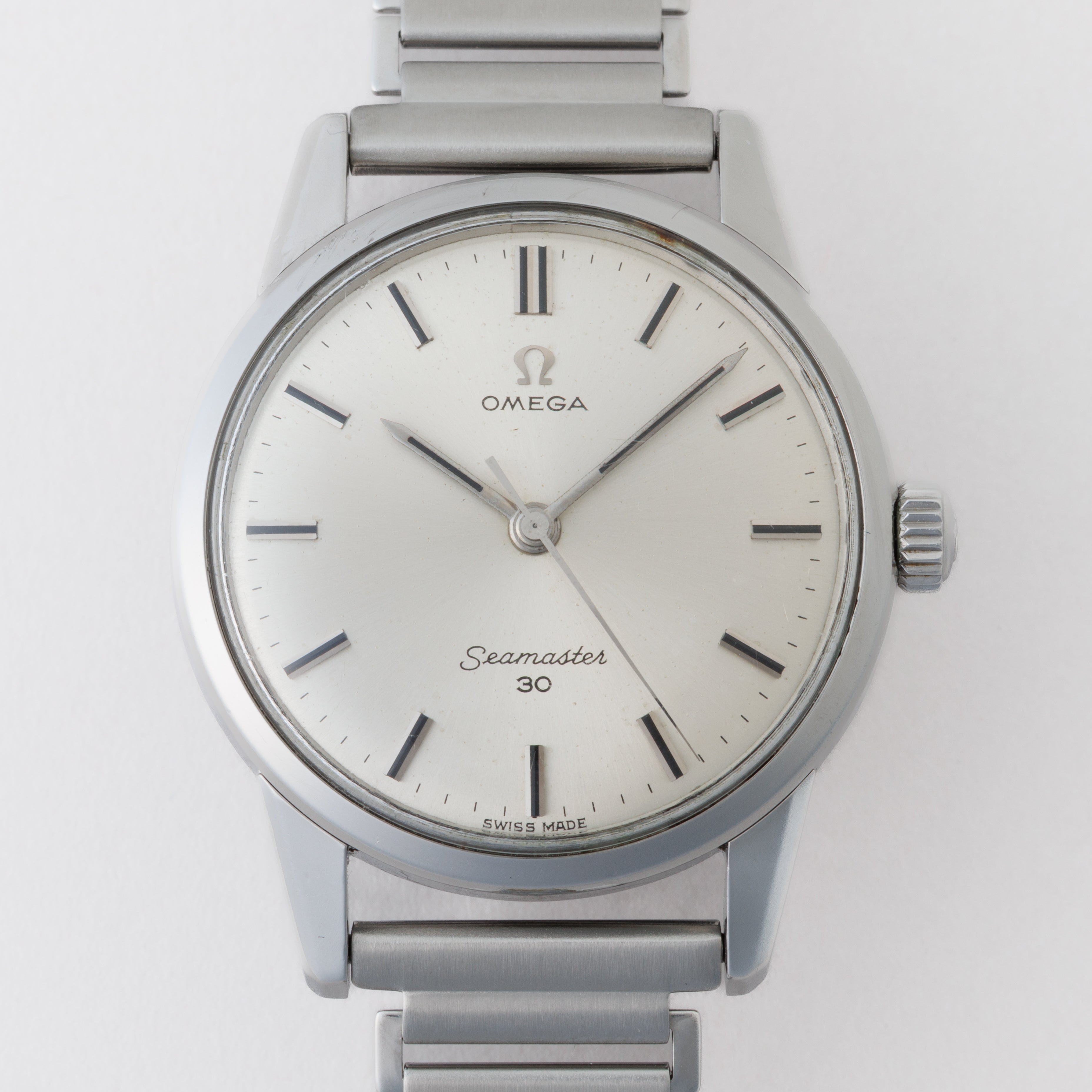 オメガ シーマスター30 手巻き 1963年製 30mmキャリバー Cal.286 社外バンブーブレス