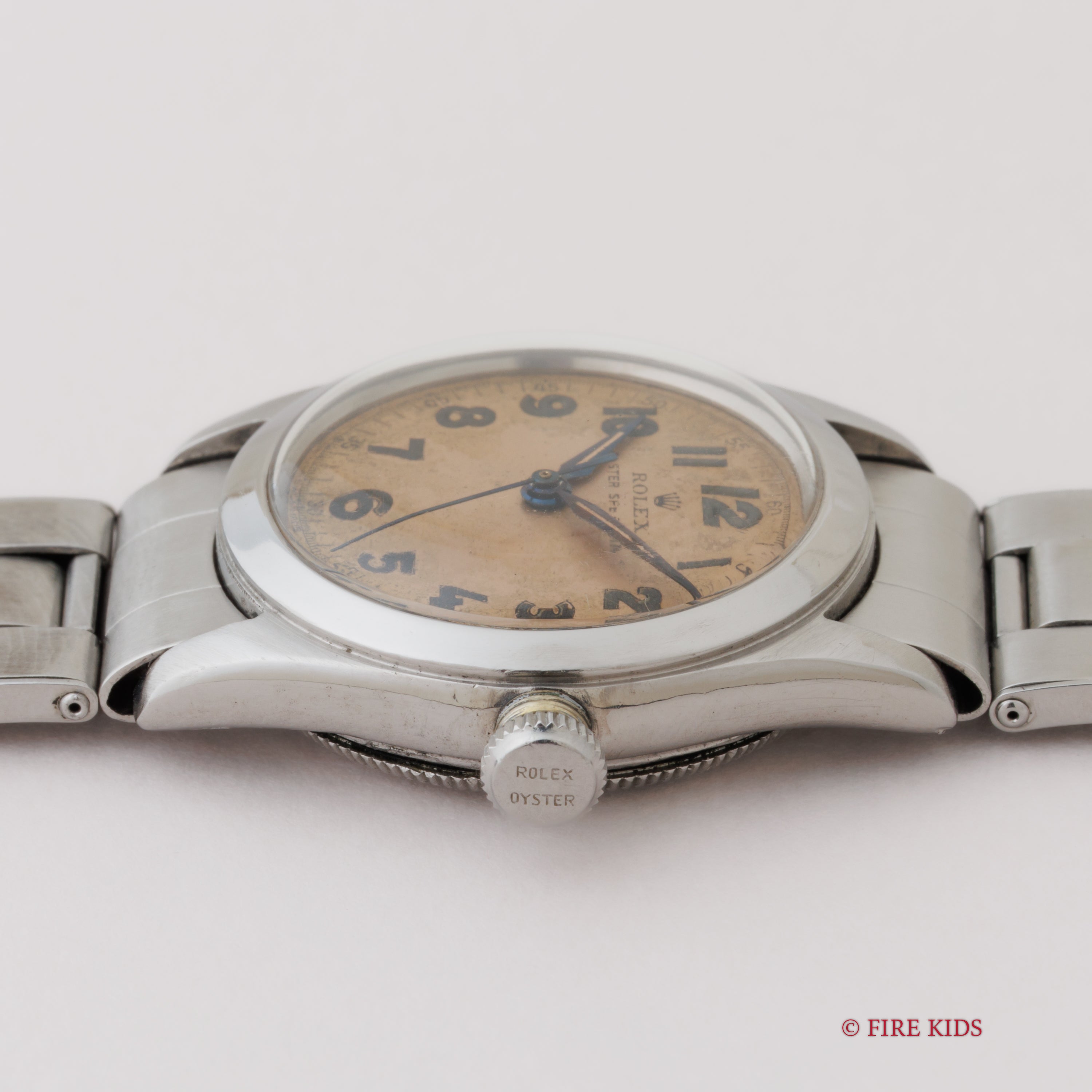 ロレックス オイスター スピードキング 手巻き 1945年製 アラビアダイアル Ref.4220