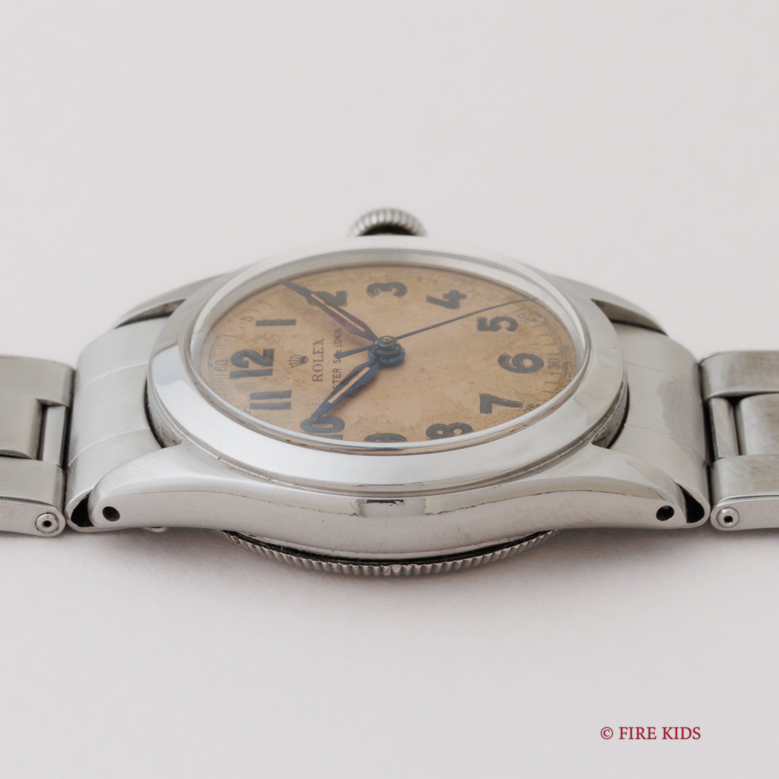ロレックス オイスター スピードキング 手巻き 1945年製 アラビアダイアル Ref.4220