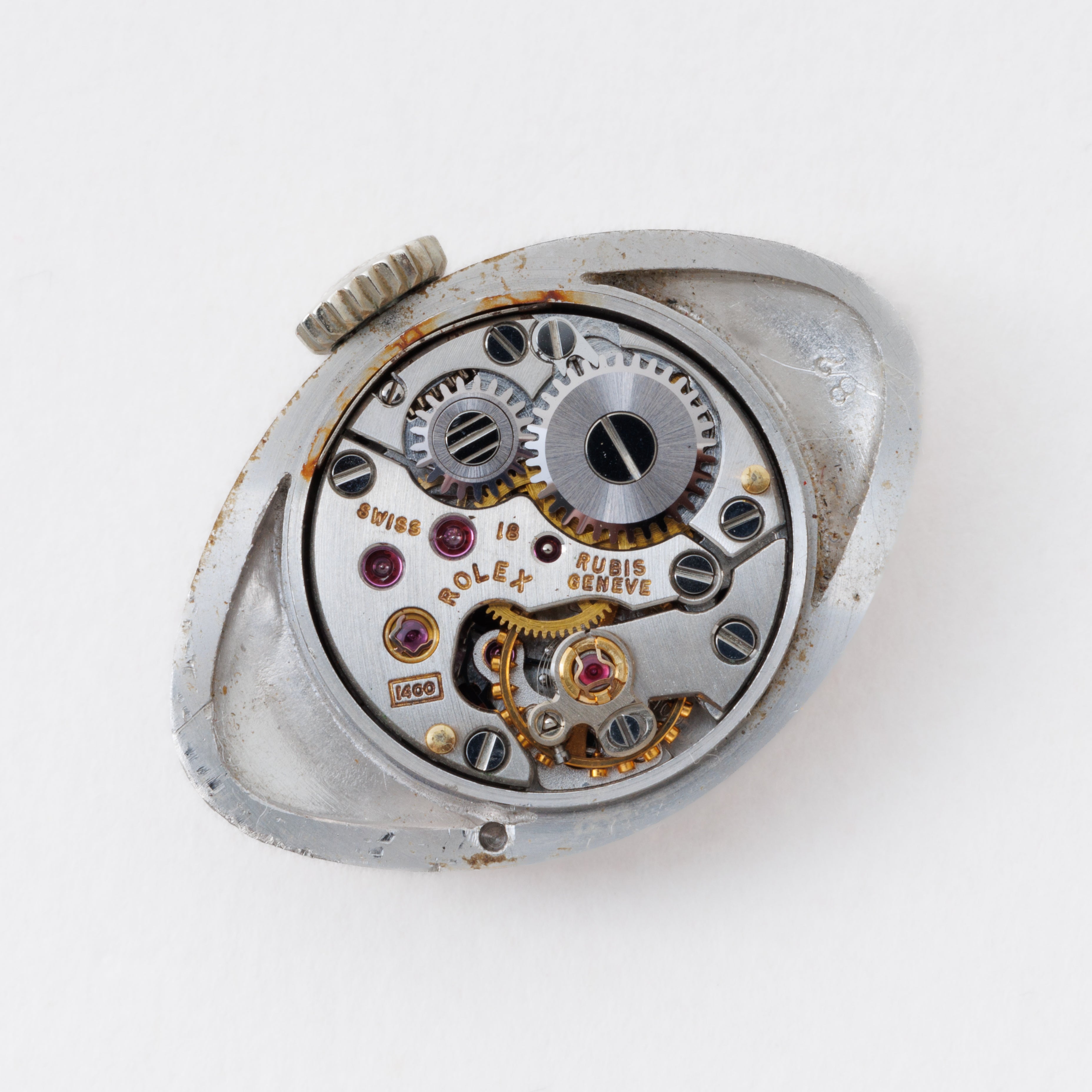 ロレックス カメレオン レディース 手巻き 18KWG 1960年代 Ref.2000