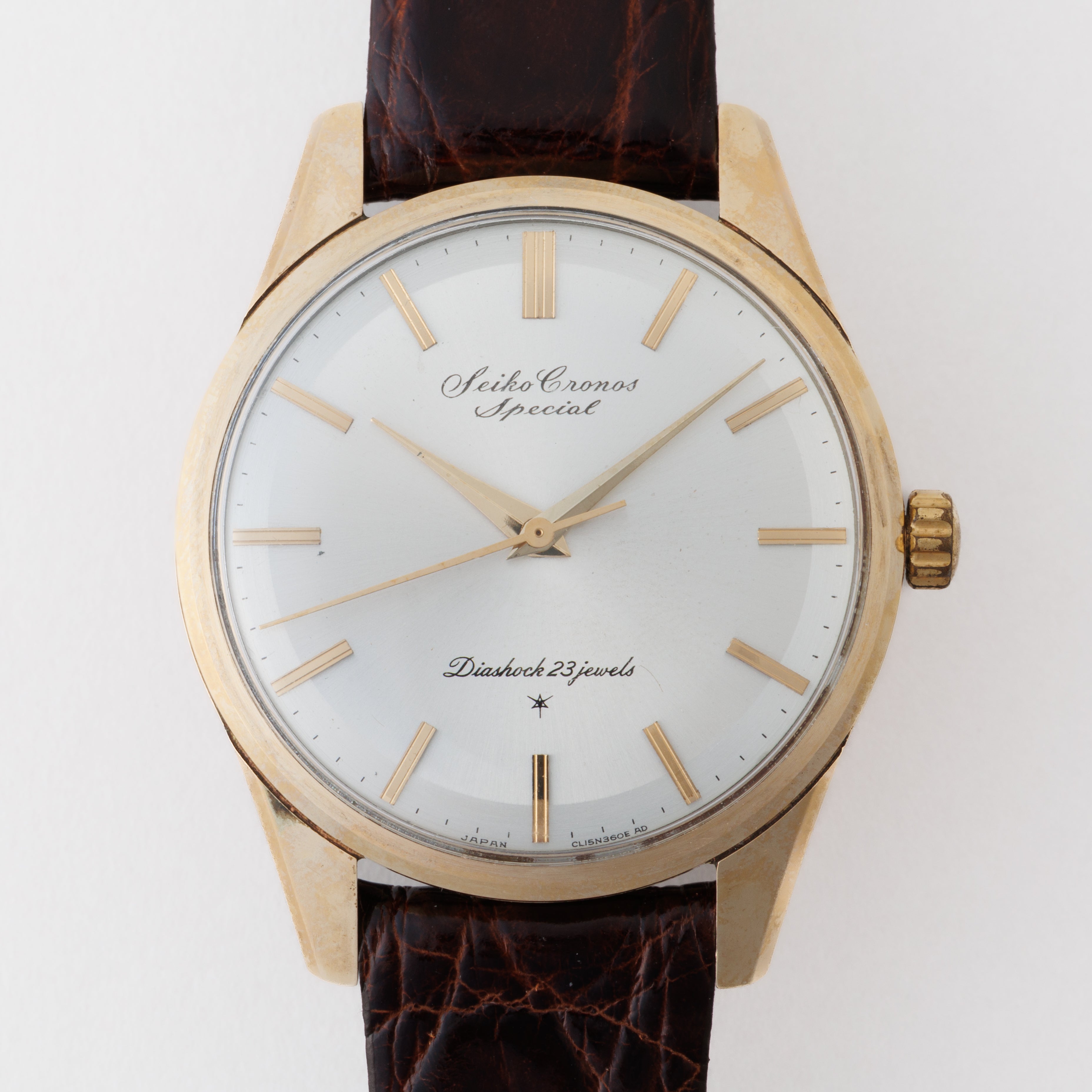 セイコー クロノス スペシャル 1963年製 手巻き 金張り Ref