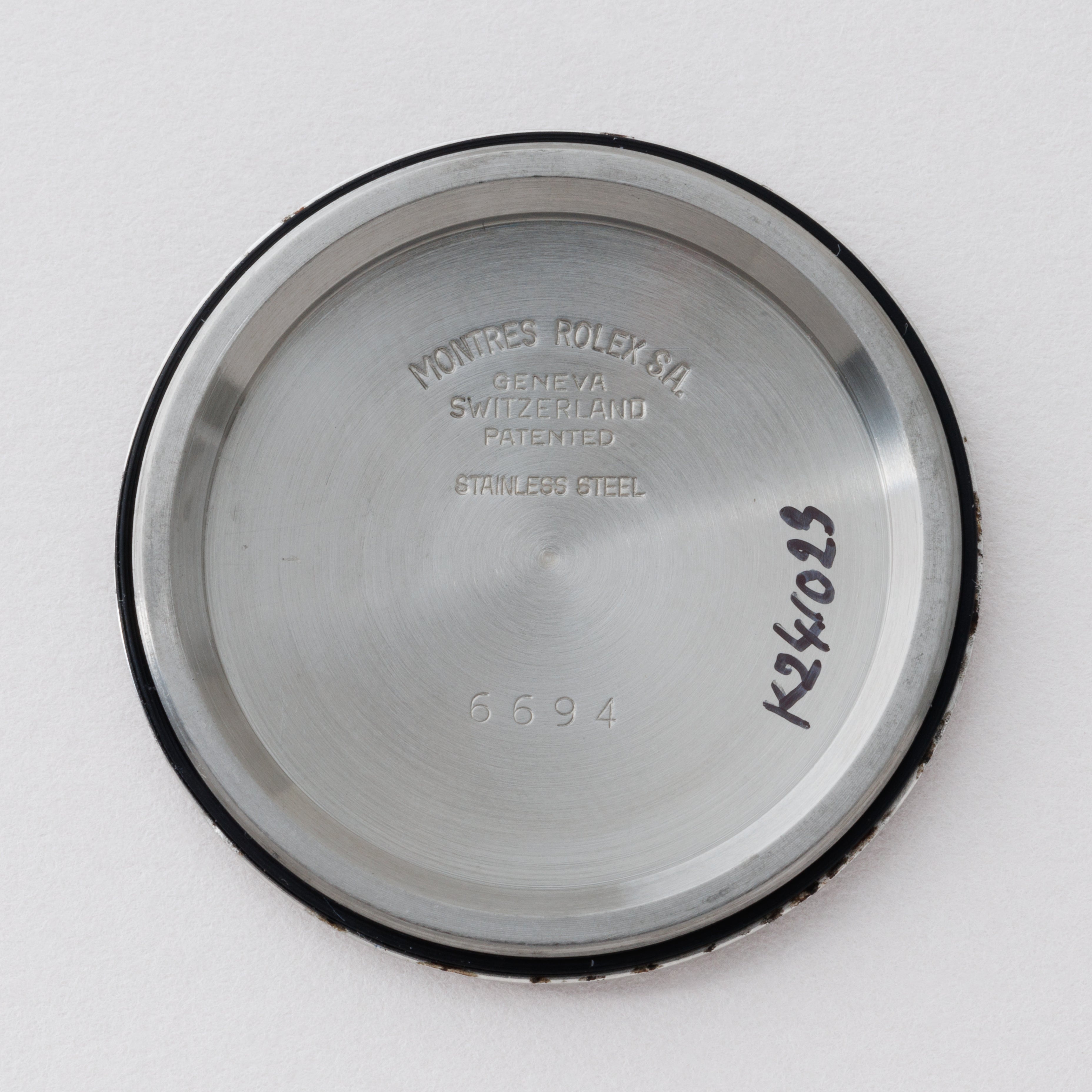 ロレックス オイスター 1981年製 Ref.6694 手巻き Cal.1225 ブラックダイヤル