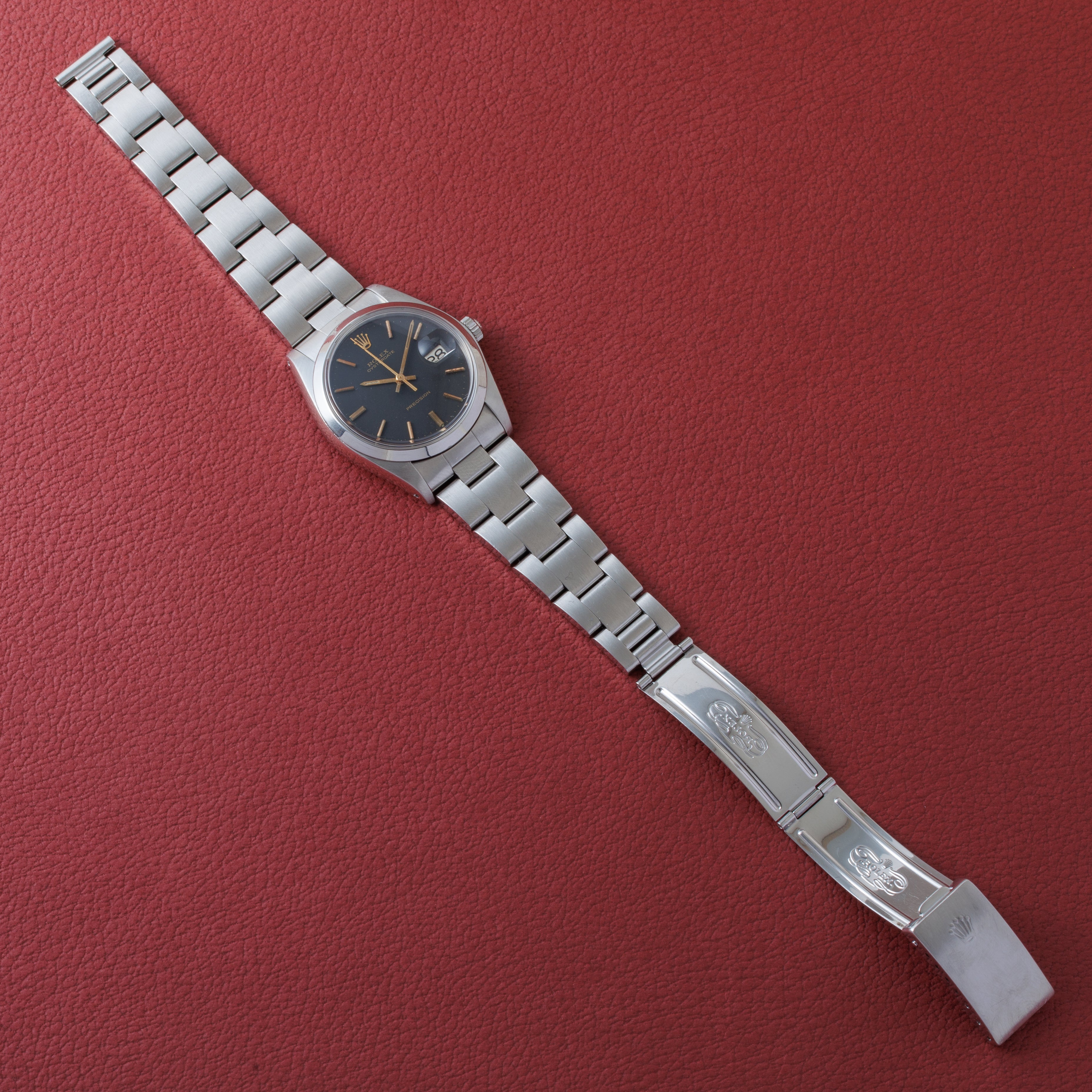 ロレックス オイスター 1981年製 Ref.6694 手巻き Cal.1225 ブラックダイヤル