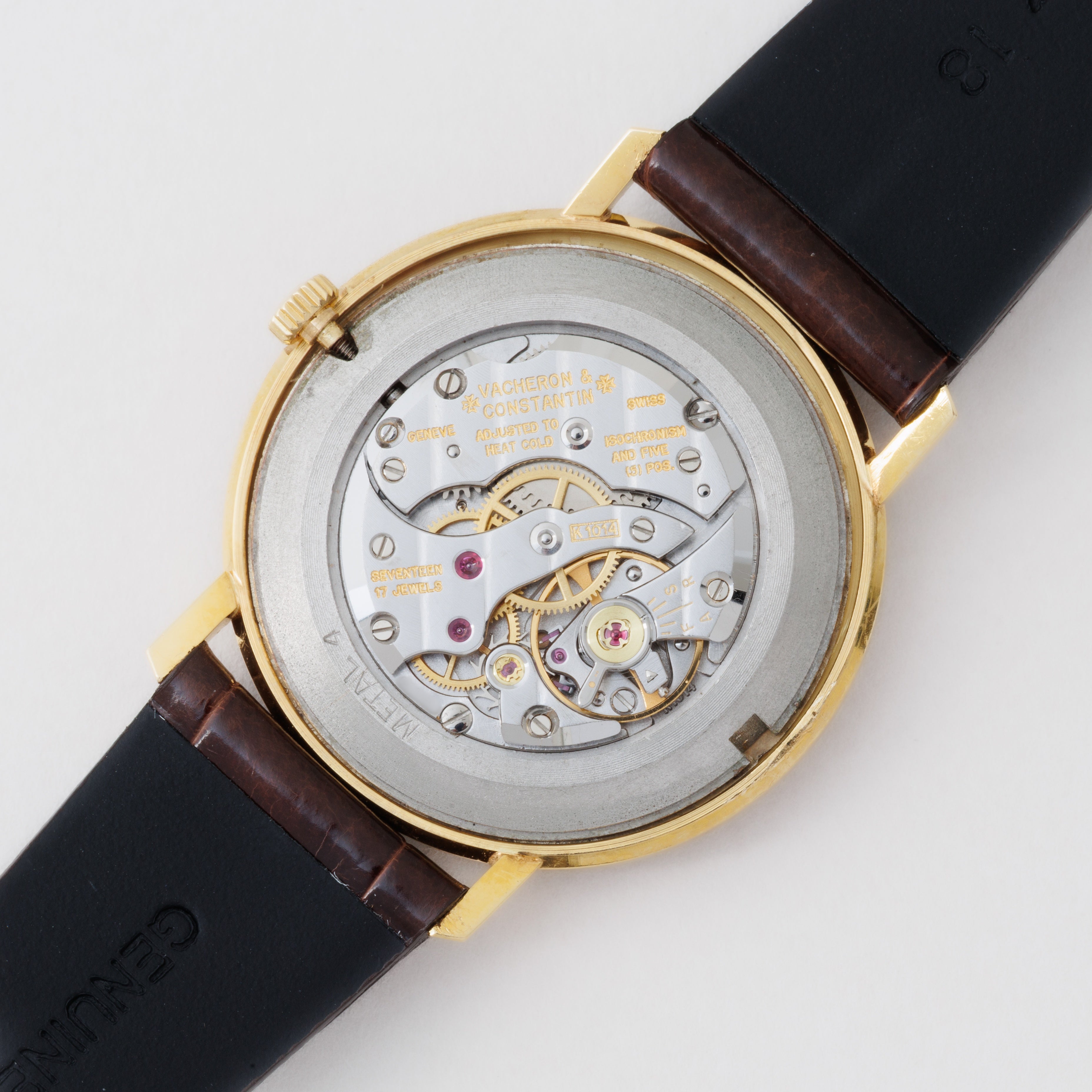 ヴァシュロン・コンスタンタン ラウンドケース 18金無垢 Ref.7811 Cal.K1014