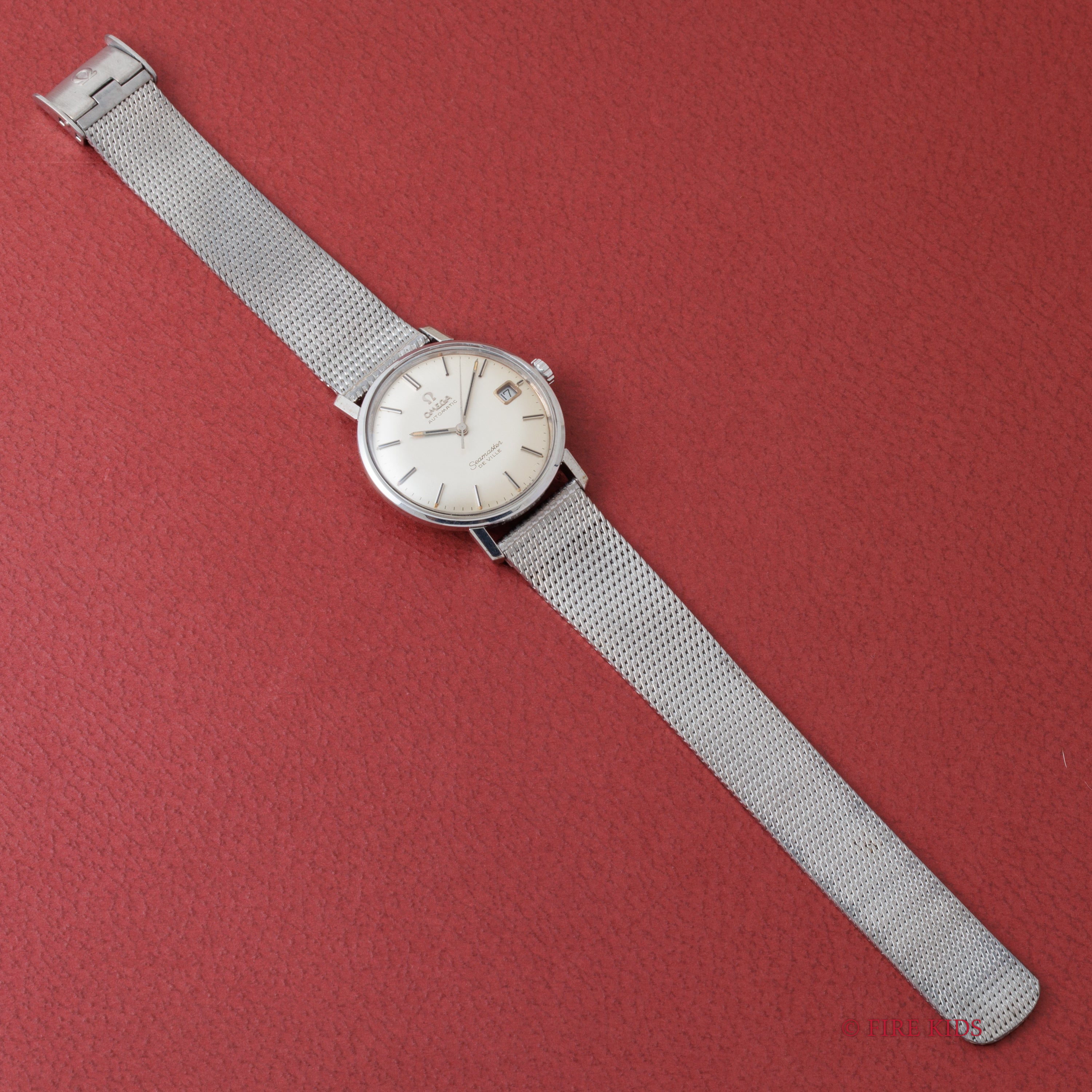 正規品　オメガ　デ・ヴィル　自動巻き オメガ 18金無垢ホワイトゴールド デ・ヴィル 自動巻き 1964年製