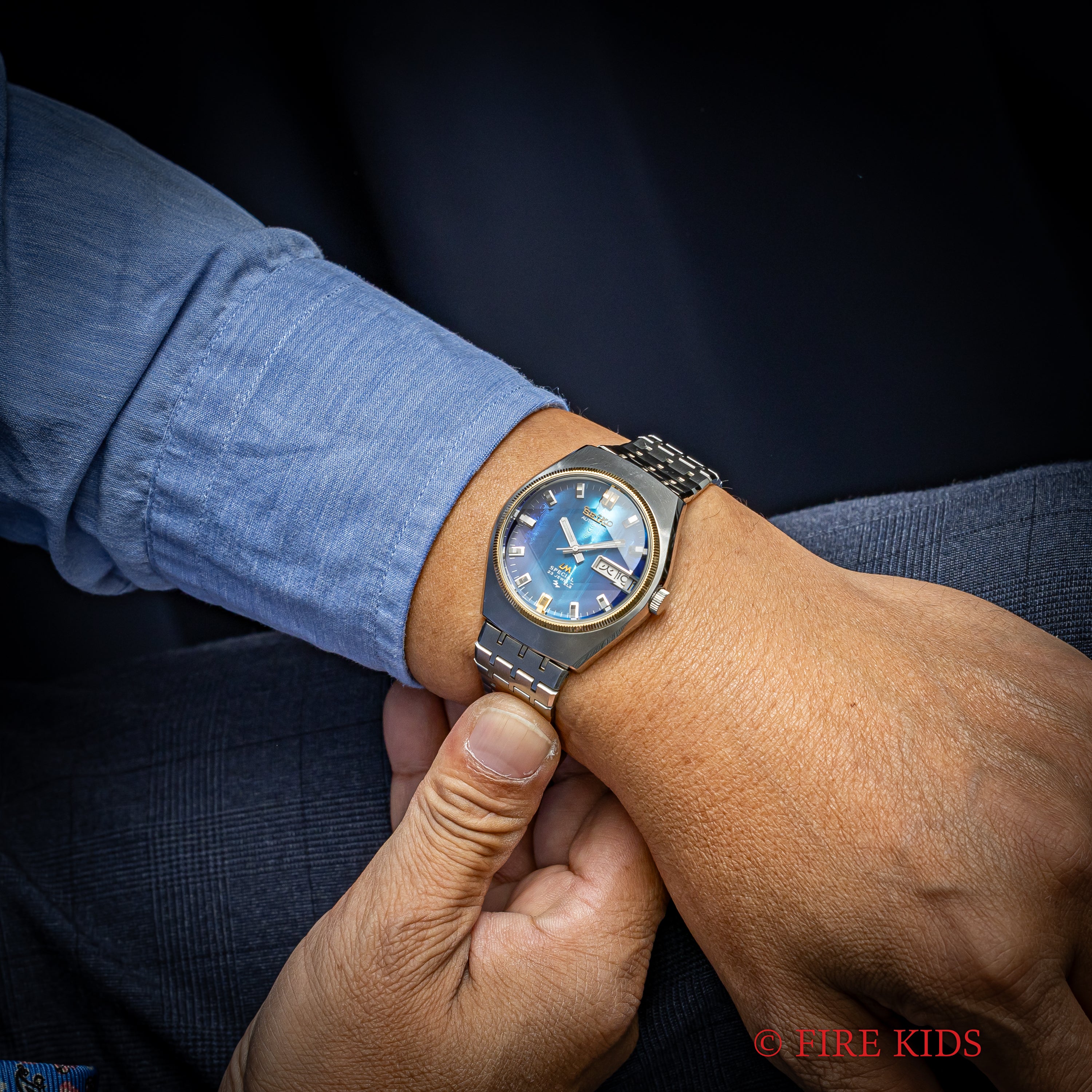 セイコー LM スペシャル 純正ブレス付き Ref.5216-7020 1974年製 タグ付き