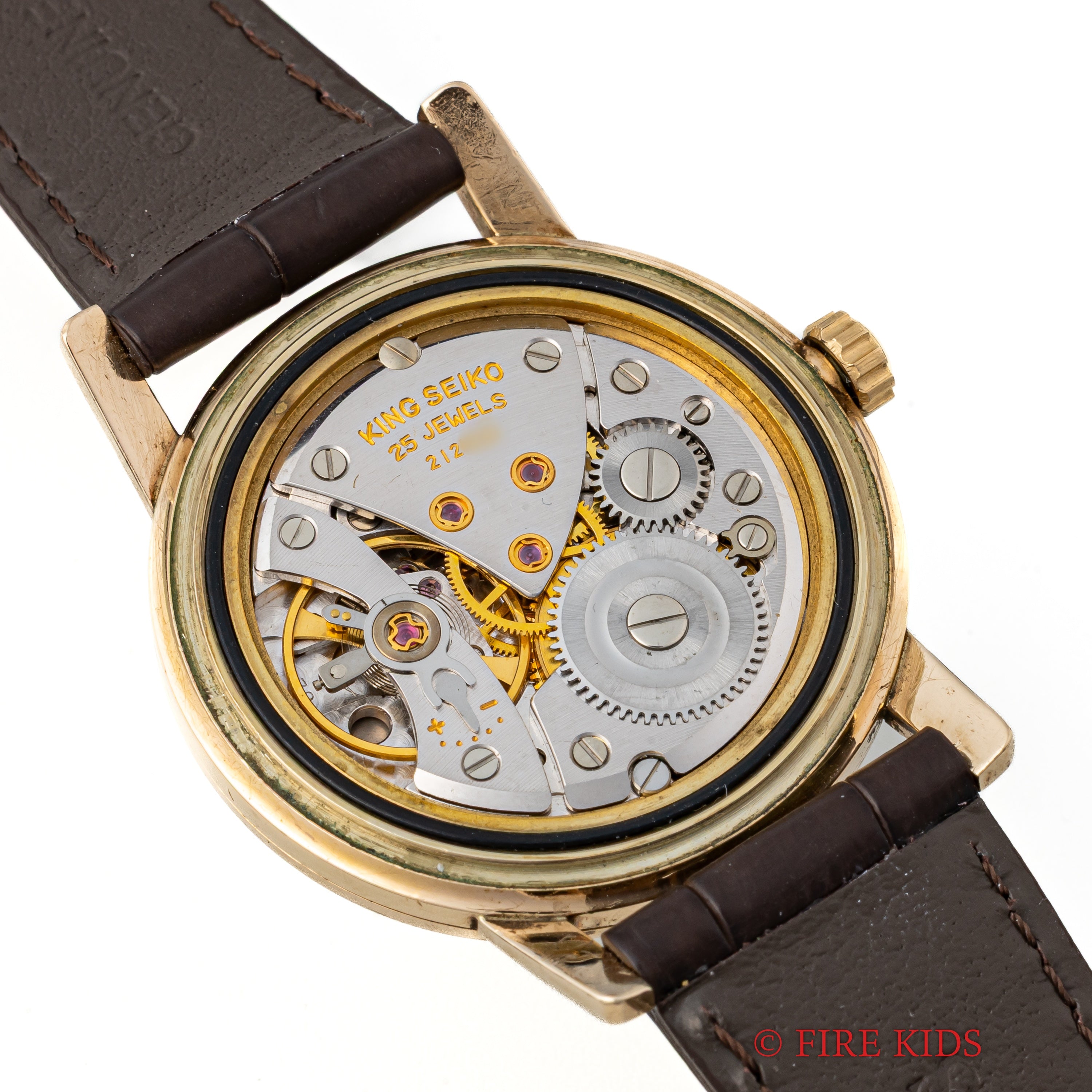 キングセイコーファーストモデル 1963年製 100ミクロン金張り Ref. J14102 KS