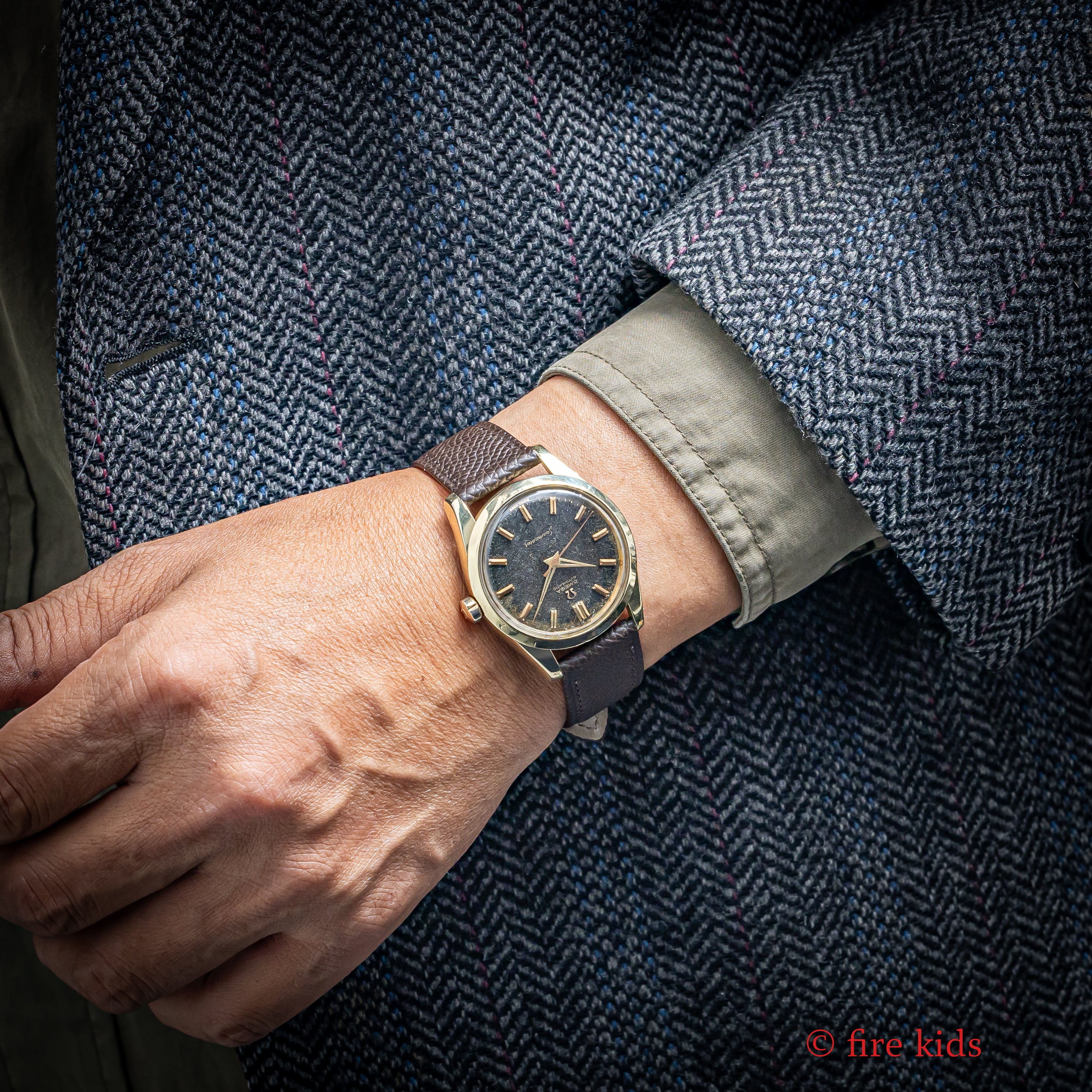 オメガ シーマスター ビッグシーホース 1958年製 Ref.2975-1SC ギルトダイヤル トップゴールド