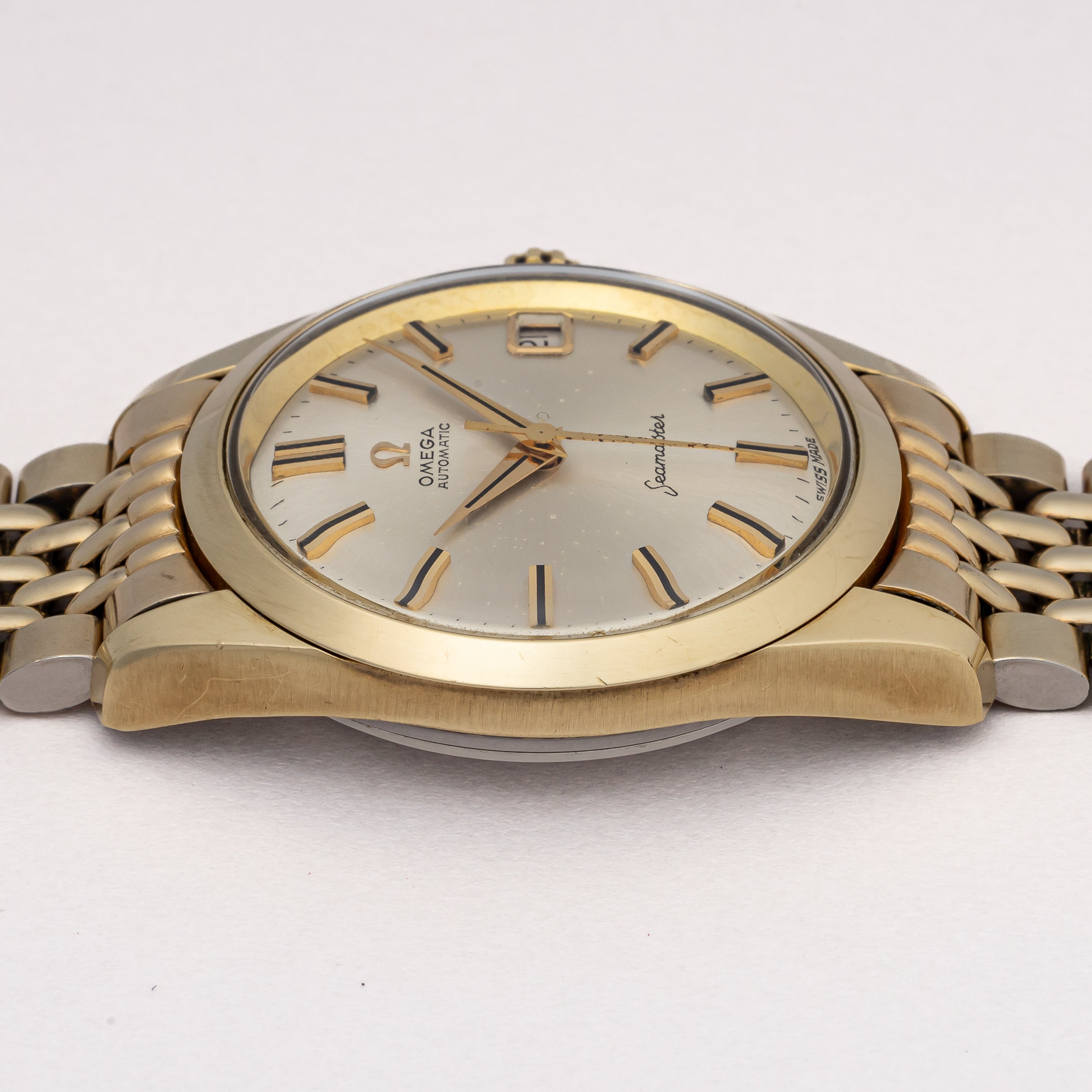 オメガ シーマスター 金張り 1969年製 Ref.166.010 ブレス付き