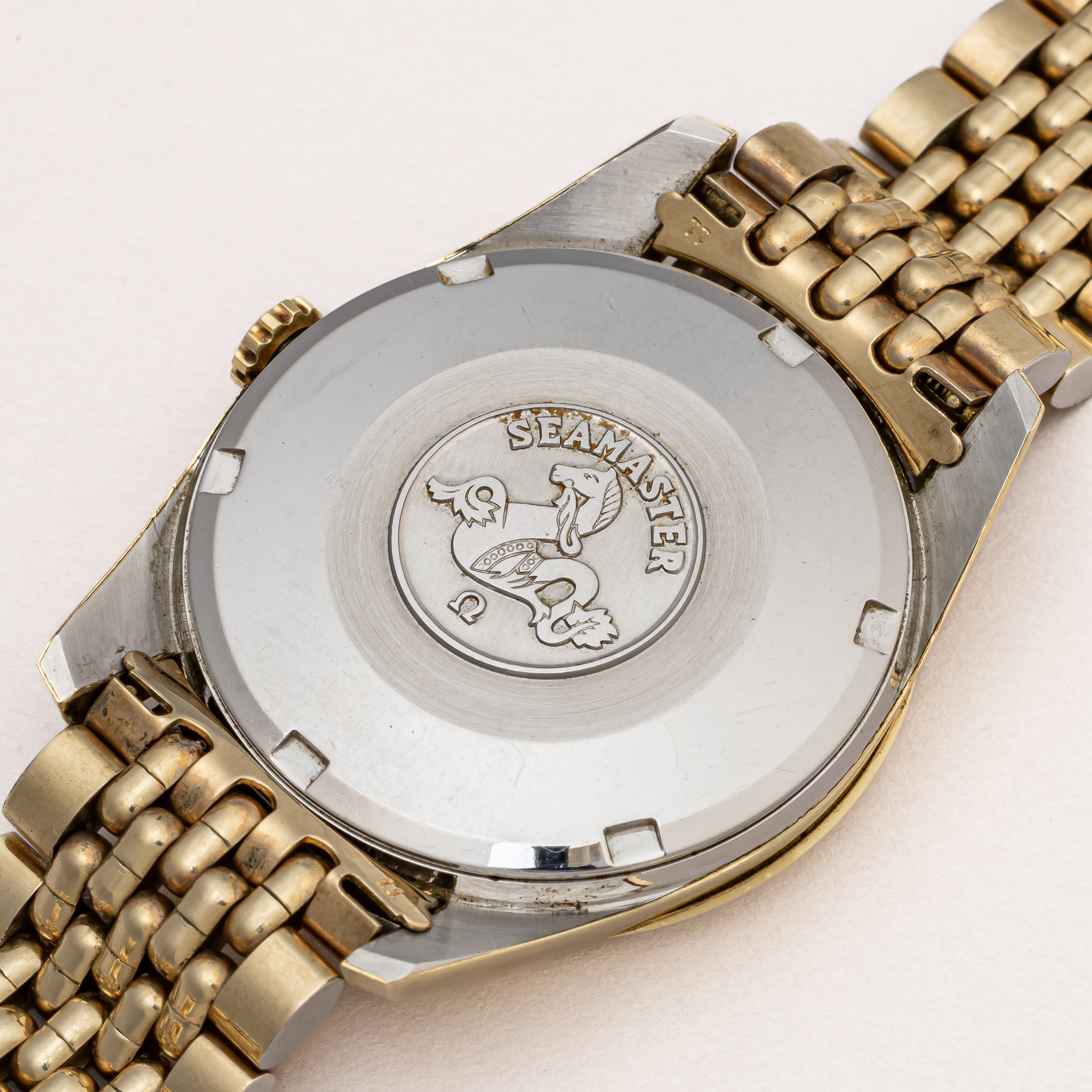 オメガ シーマスター 金張り 1969年製 Ref.166.010 ブレス付き