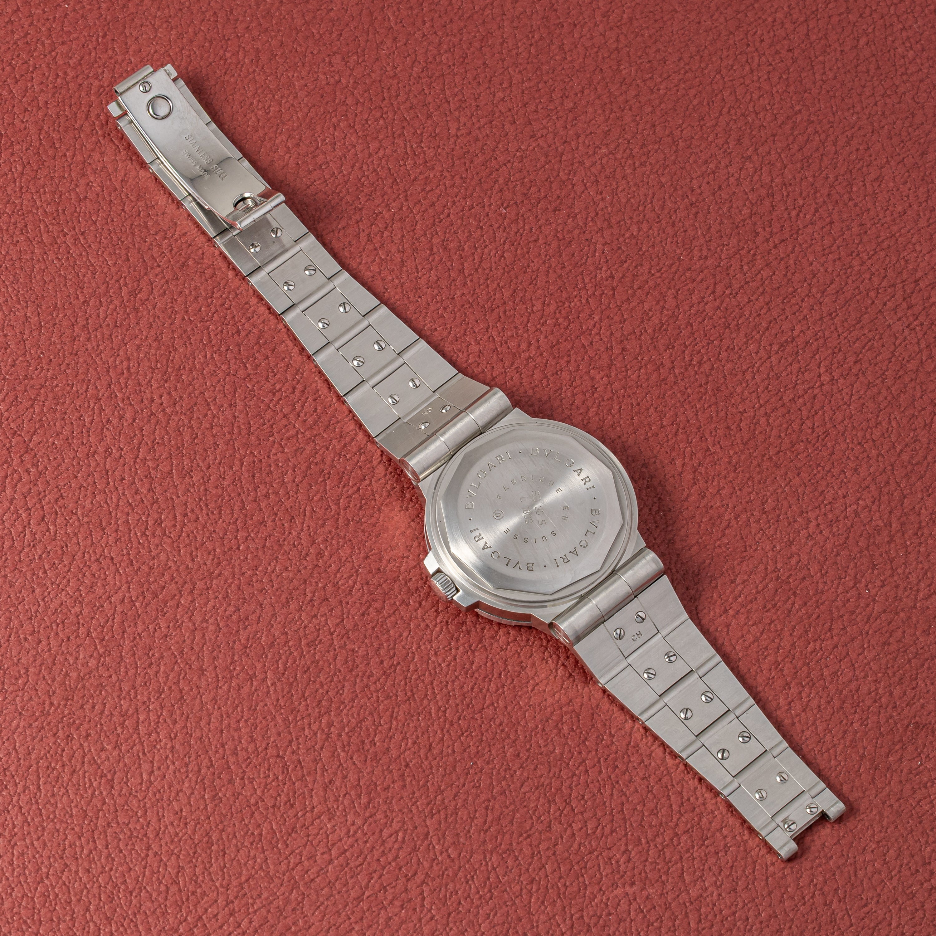 ブルガリ 1996年販売ギャラ付 スクーバ ダイバーモデル 箱、1990年代製