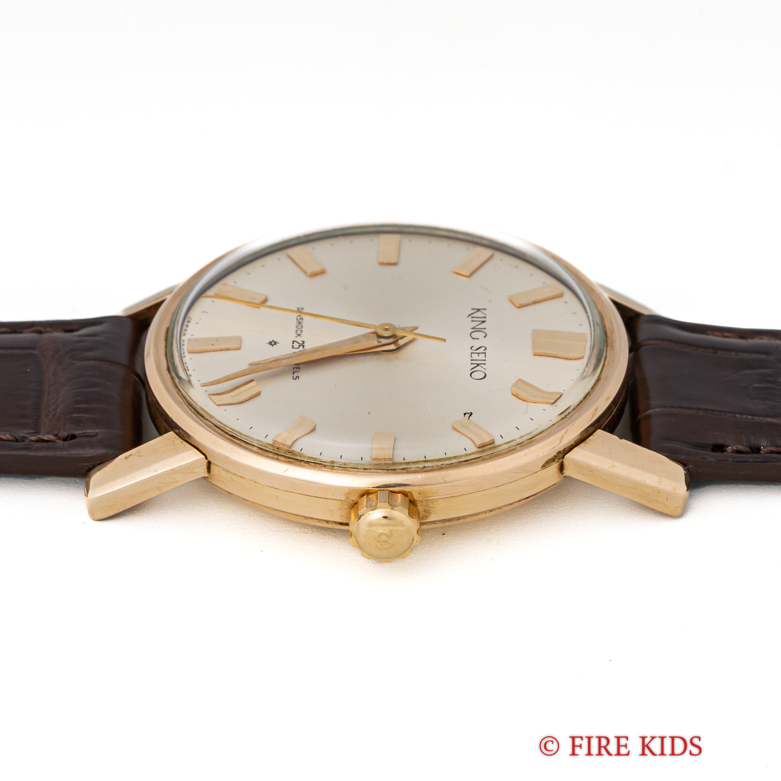 キングセイコーファーストモデル 1963年製 100ミクロン金張り Ref. J14102 KS