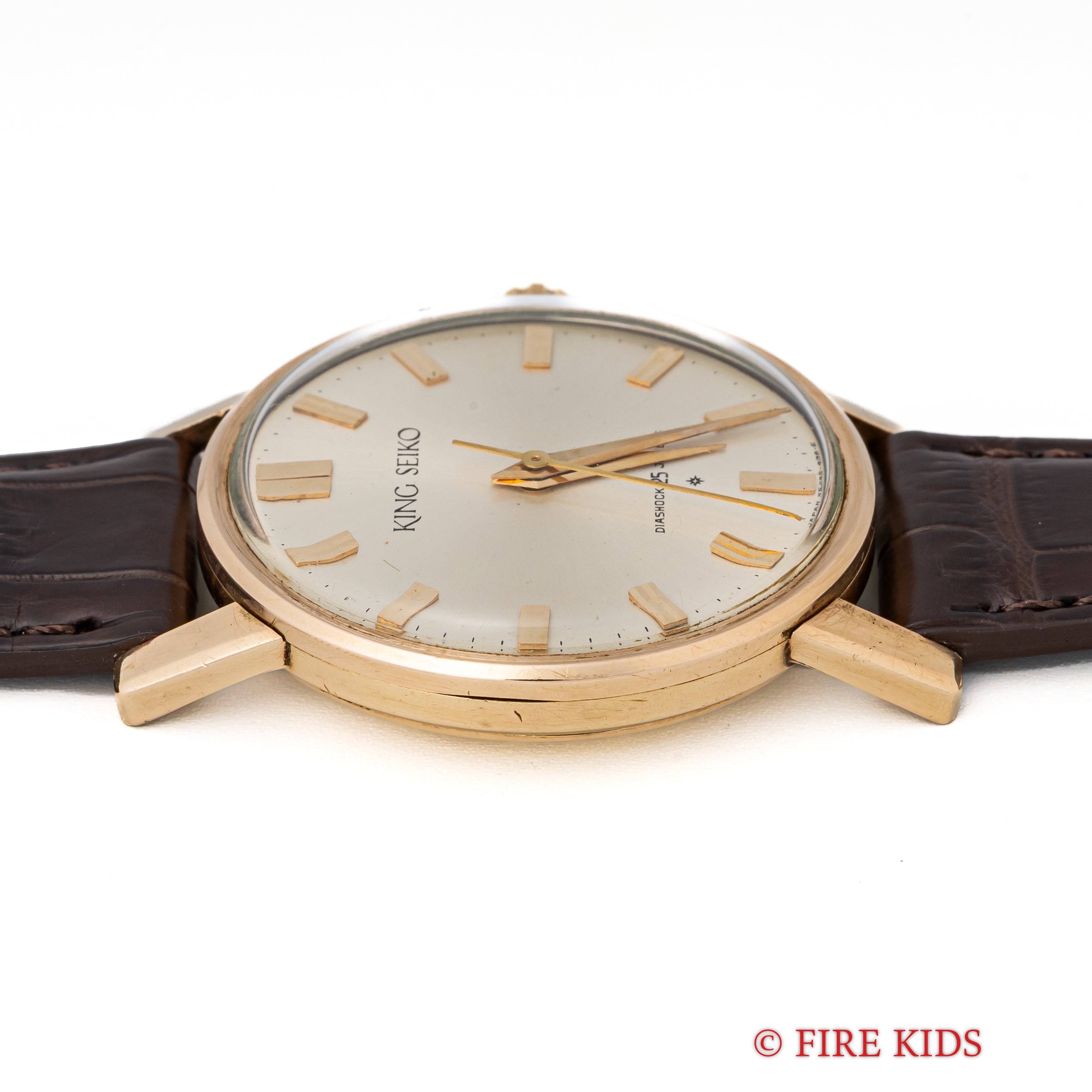 キングセイコーファーストモデル 1963年製 100ミクロン金張り Ref. J14102 KS