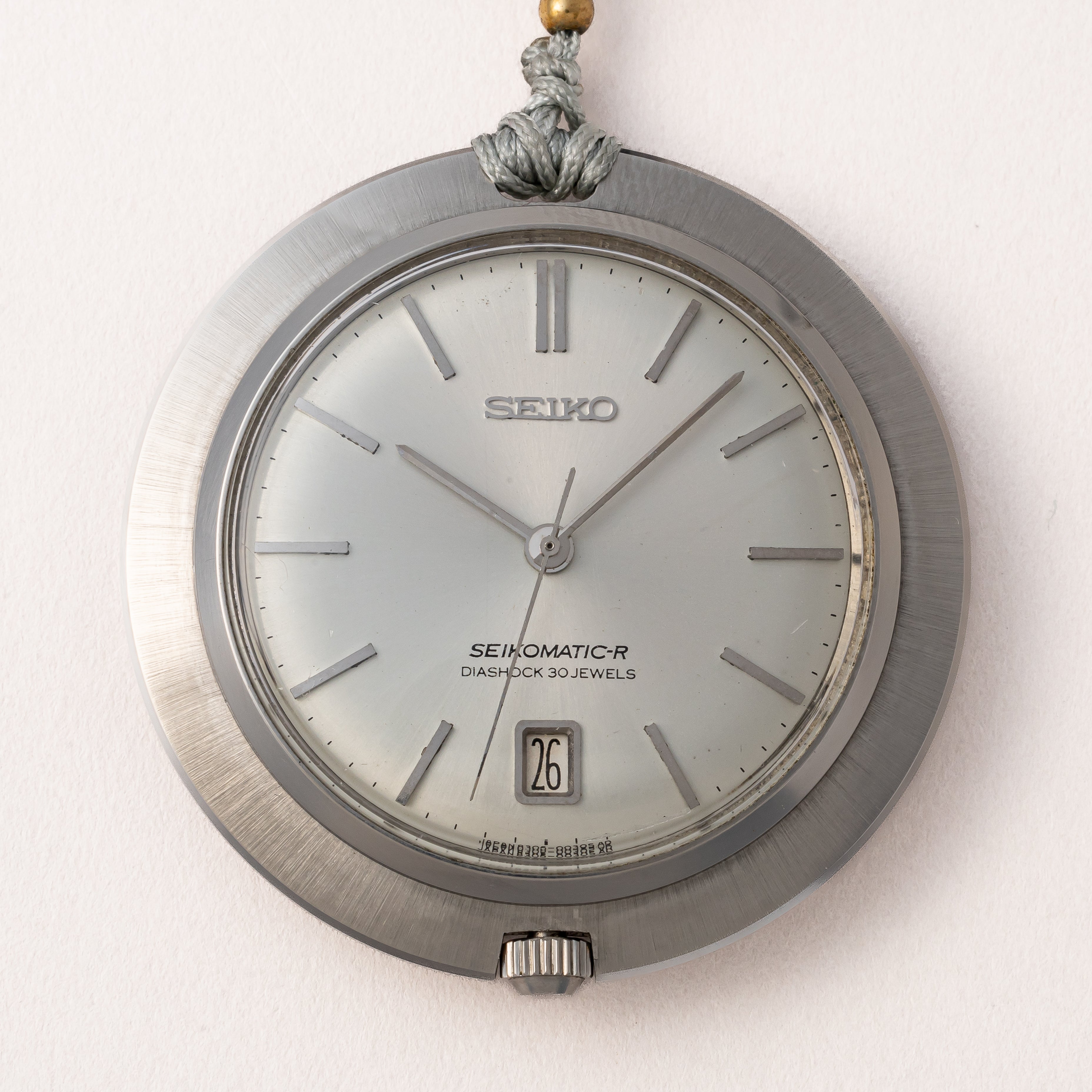 セイコー マチックR 1966年製 Ref.8305-0030 懐中時計 裏スケルトン