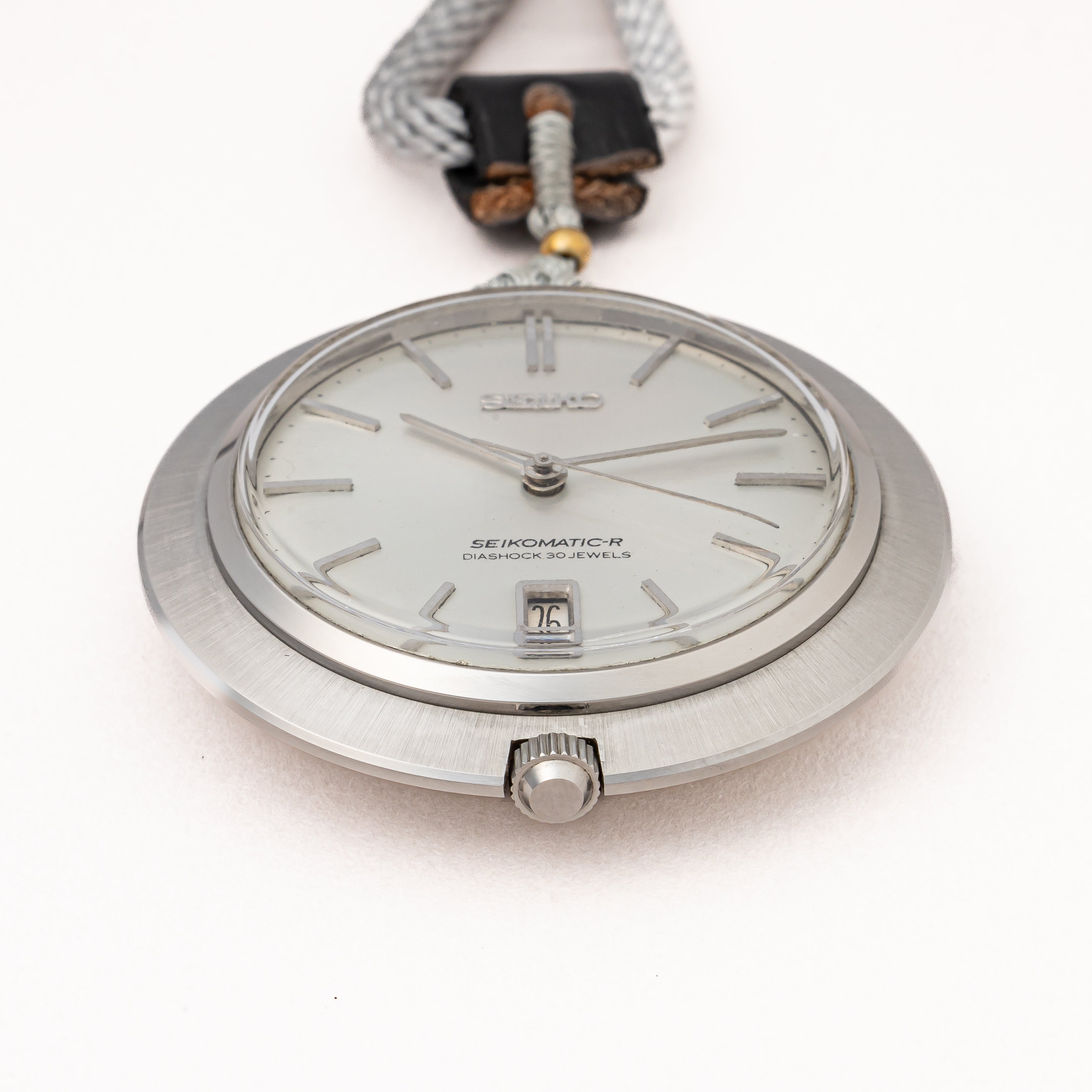 セイコー マチックR 1966年製 Ref.8305-0030 懐中時計 裏スケルトン