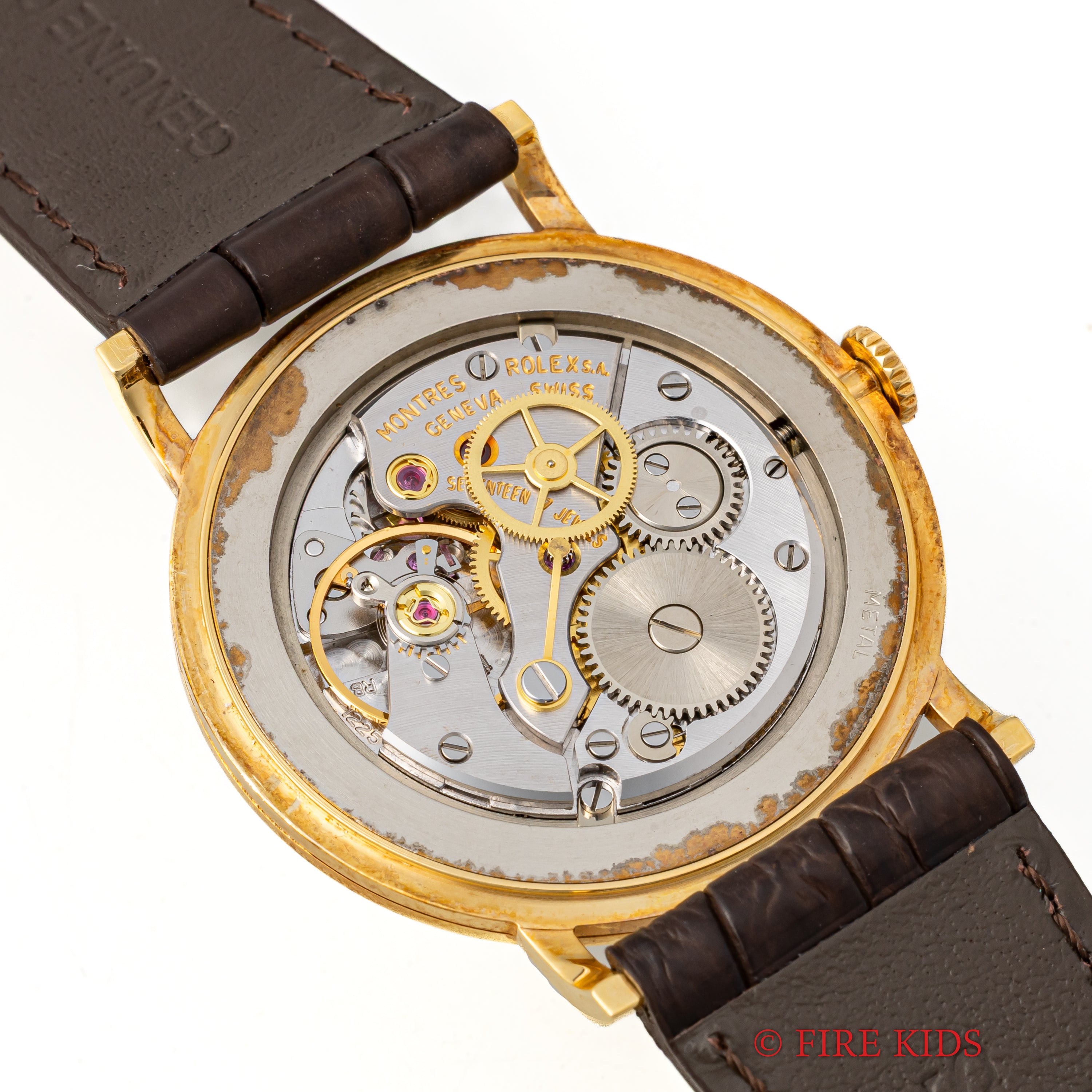 ロレックス プレシジョン 1973年製 18金無垢 手巻き Ref.3410 ノンオイスターケース