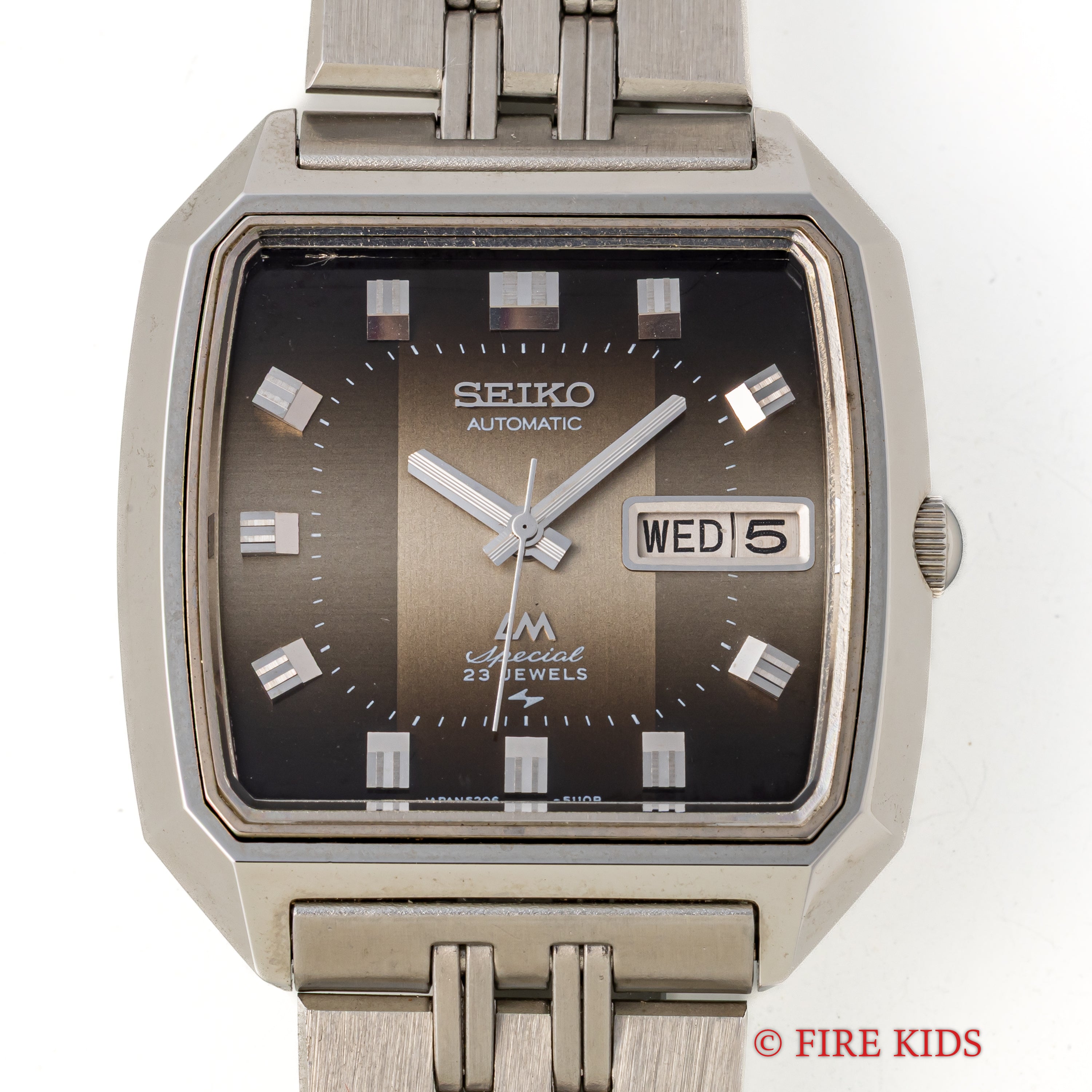 セイコー ロードマチック スペシャル 1972年製 未使用品 スクエアケース グラデーション文字盤 自動巻 純正ブレス