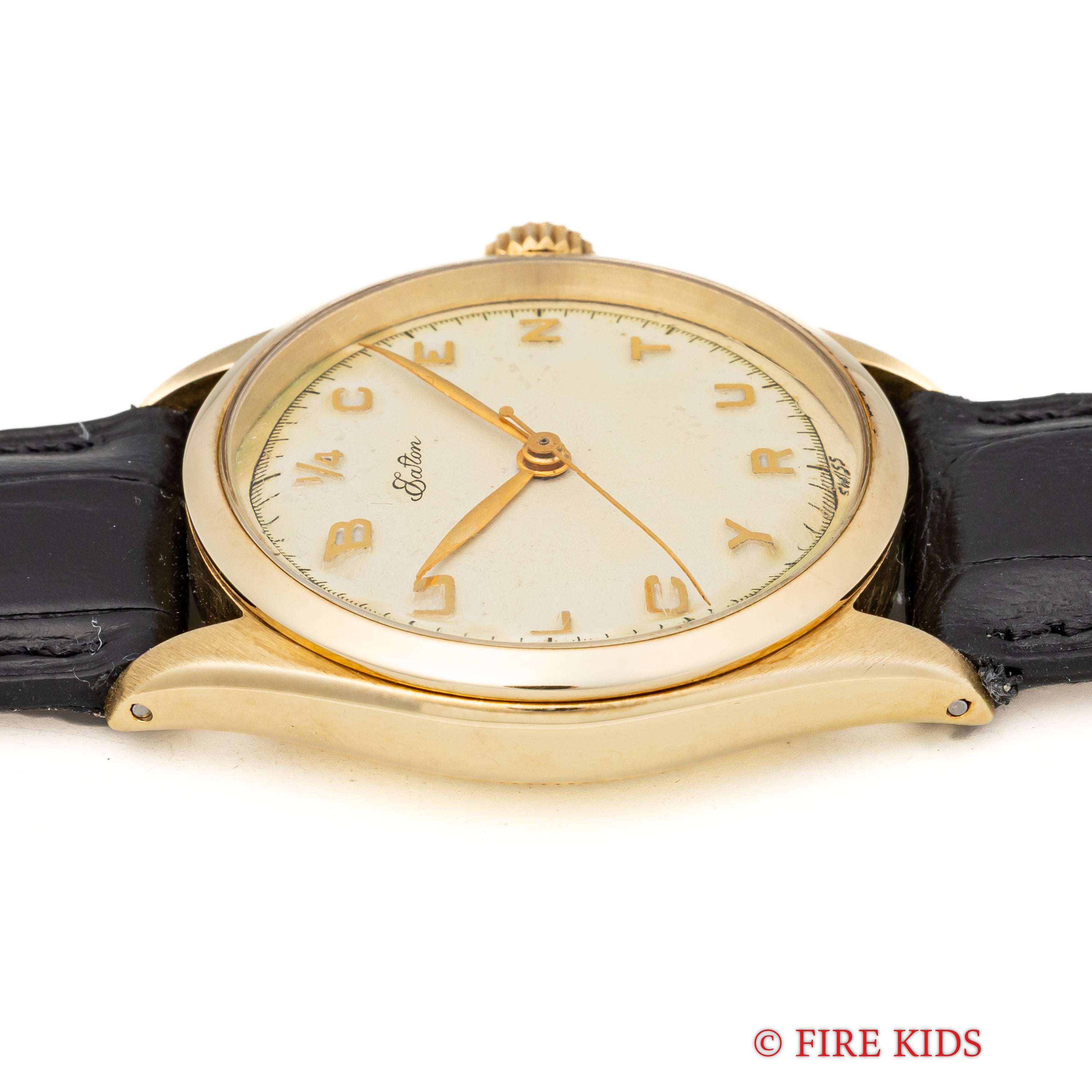 ロレックス 14金無垢クォーターセンチュリー 1953年製 イートン25周年勤続記念