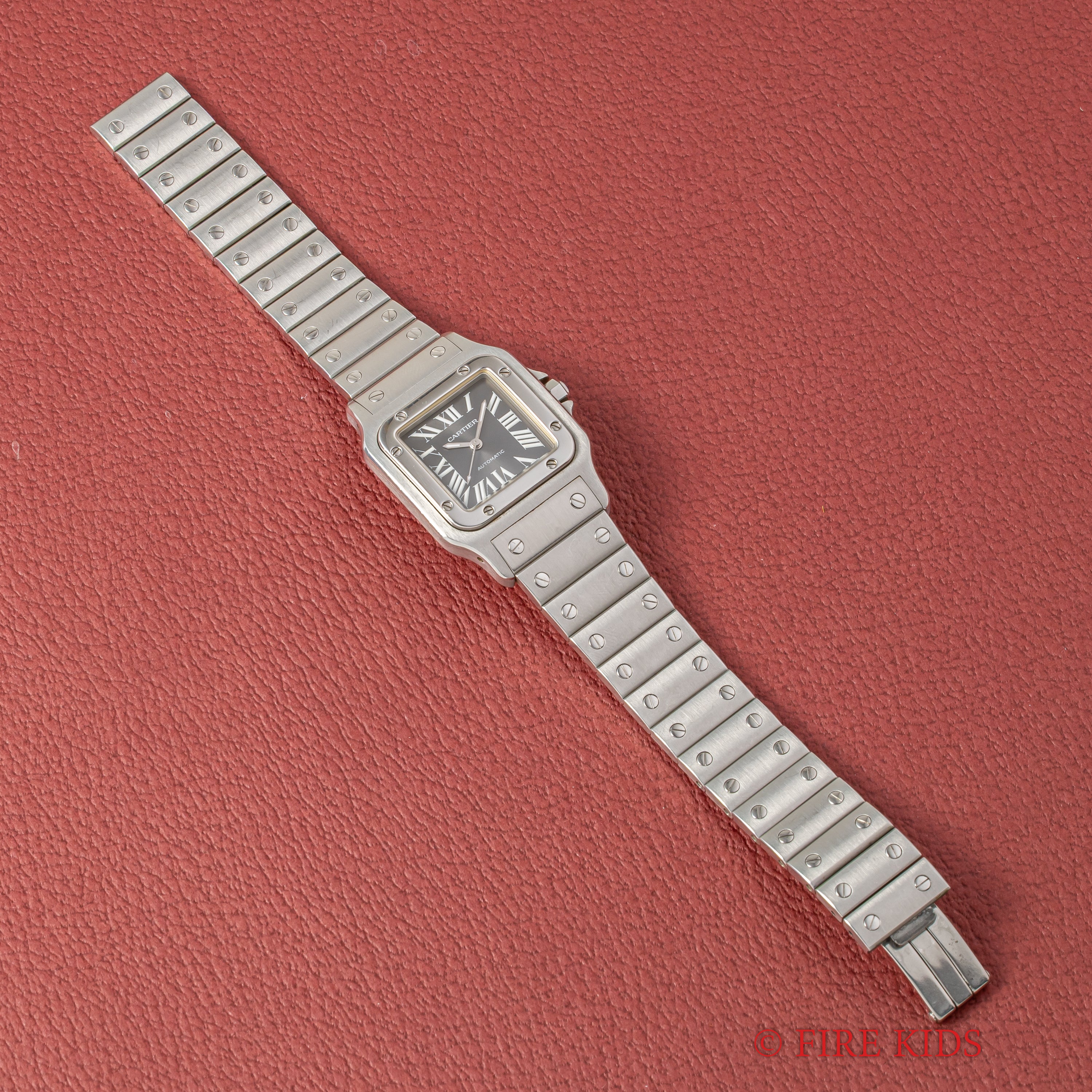 カルティエ サントスガルべ LMサイズ 自動巻き 2002年製 SIHH2000本