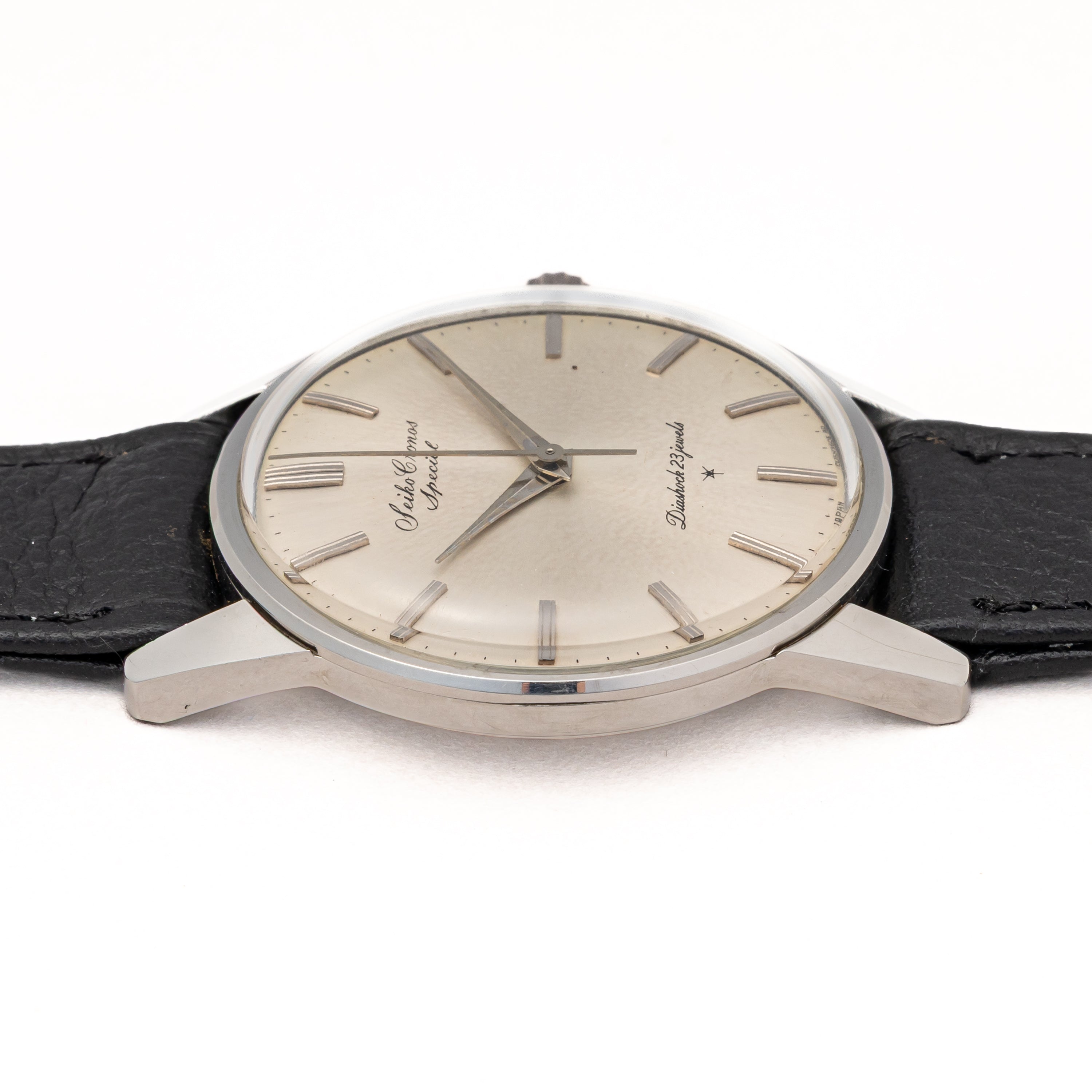 K◇SEIKO　クロノス　スペシャル　1963？SD文字盤　動作品　15033 SEIKO CRONOS SPECIAL Ref.15033 SD Dial – TIMEANAGRAM