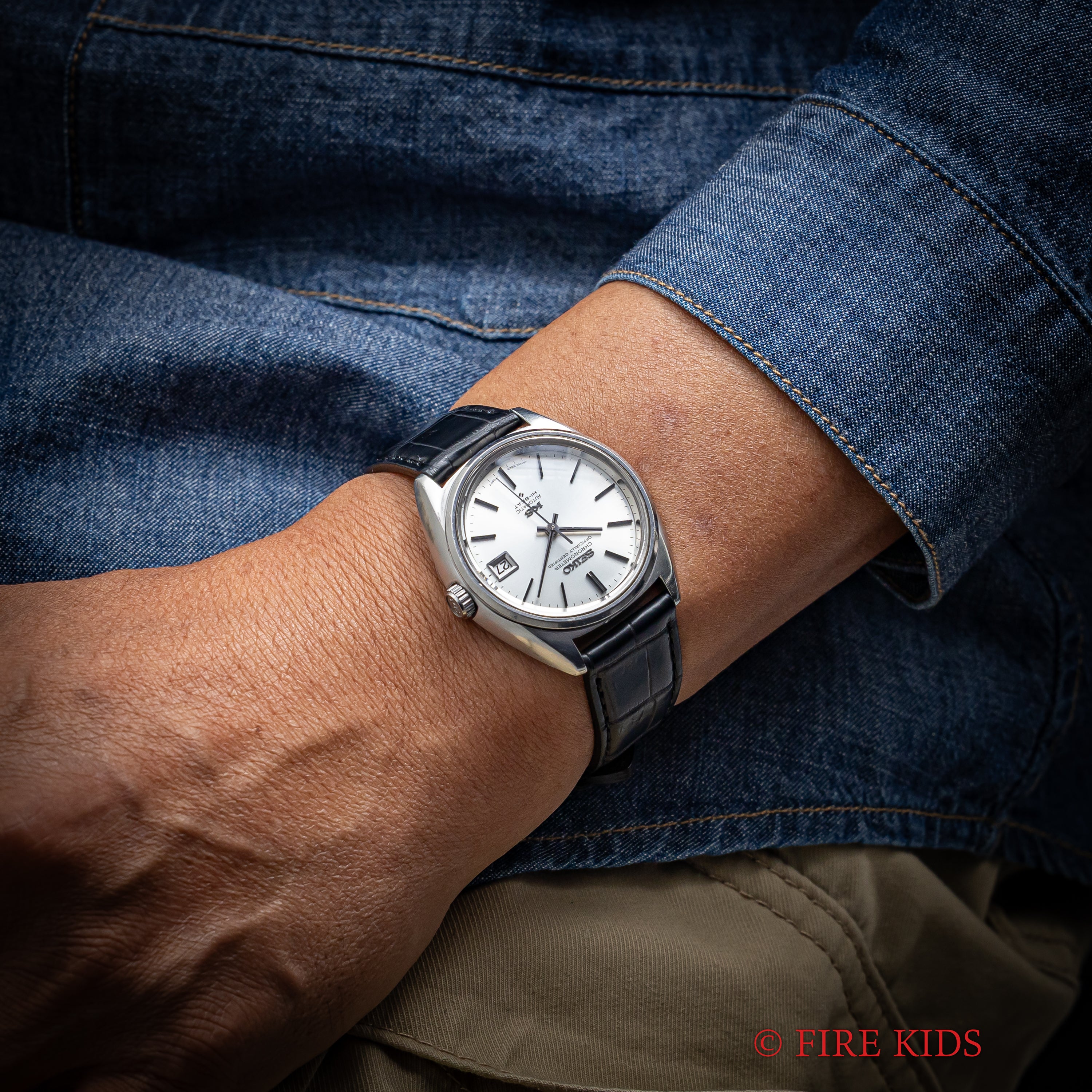 キングセイコークロノメーター ハイビート自動巻き 1970年製（昭和45年製）Ref.5625-7060