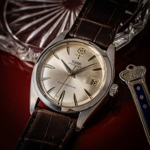 TUDOR【1962年製】オイスター デイト デカ薔薇 Ref.7962