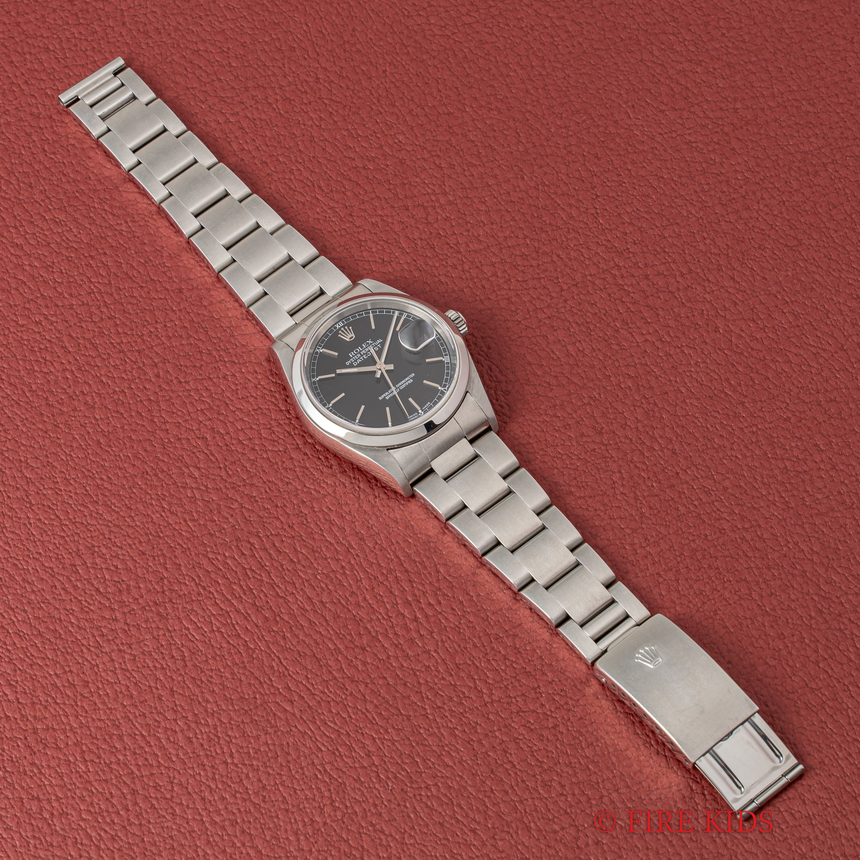 ロレックス デイトジャスト36 2001年製 Ref.16200 ブラックダイヤル ギャラ付