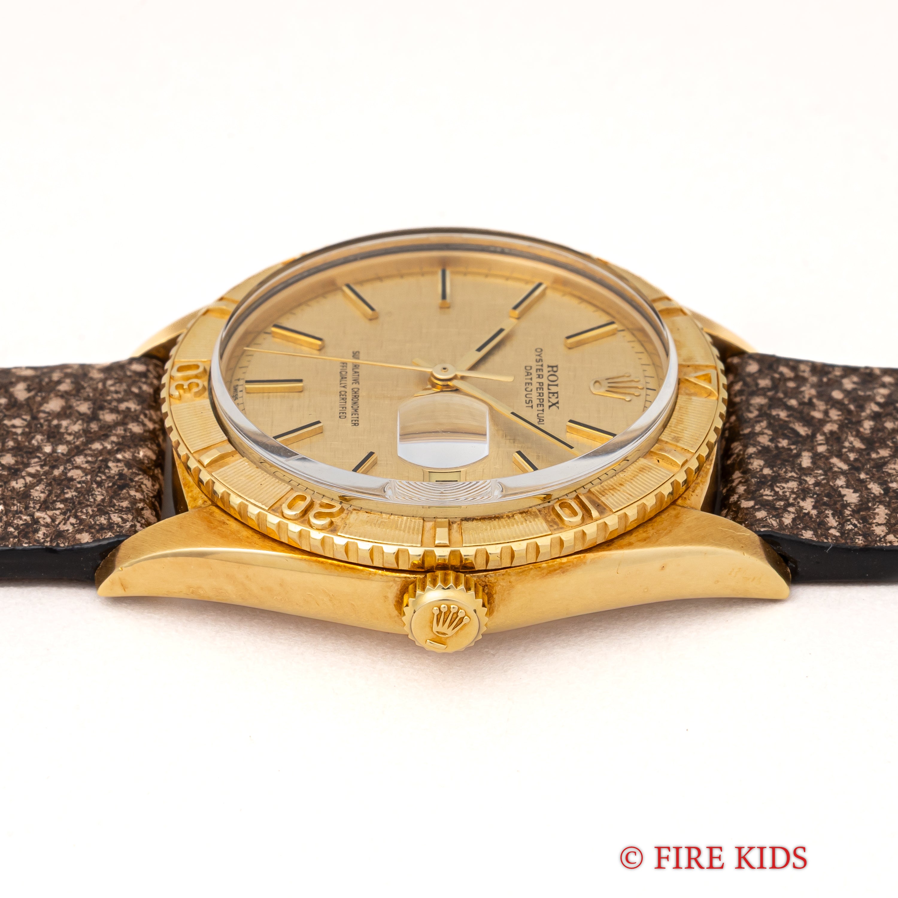 ロレックス 18金無垢サンダーバード 1969年製 Ref.1625 夜光無しリネン