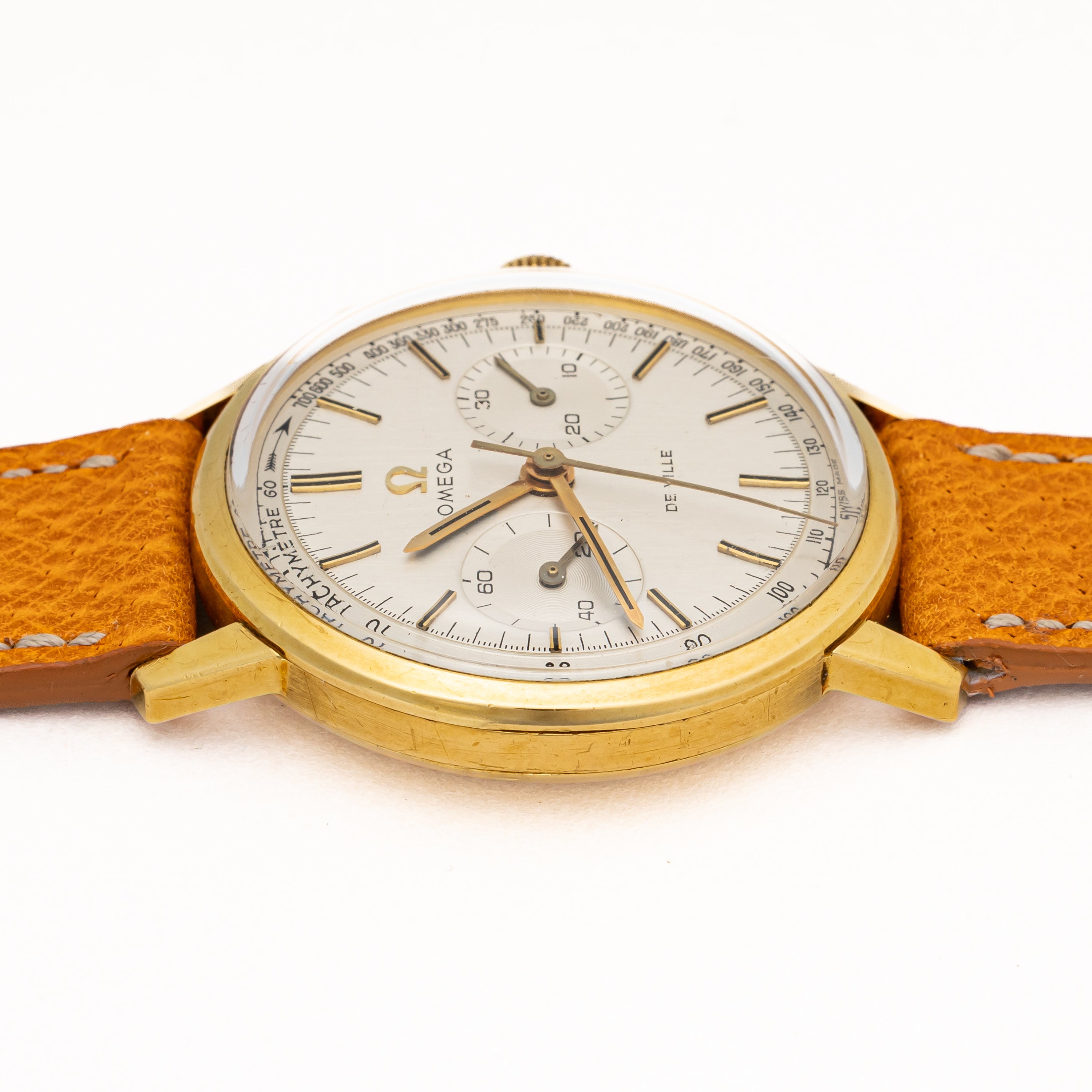 オメガ デ・ヴィル クロノグラフ 手巻き 18金無垢 1968年製 Ref.141.009.67 Cal.320
