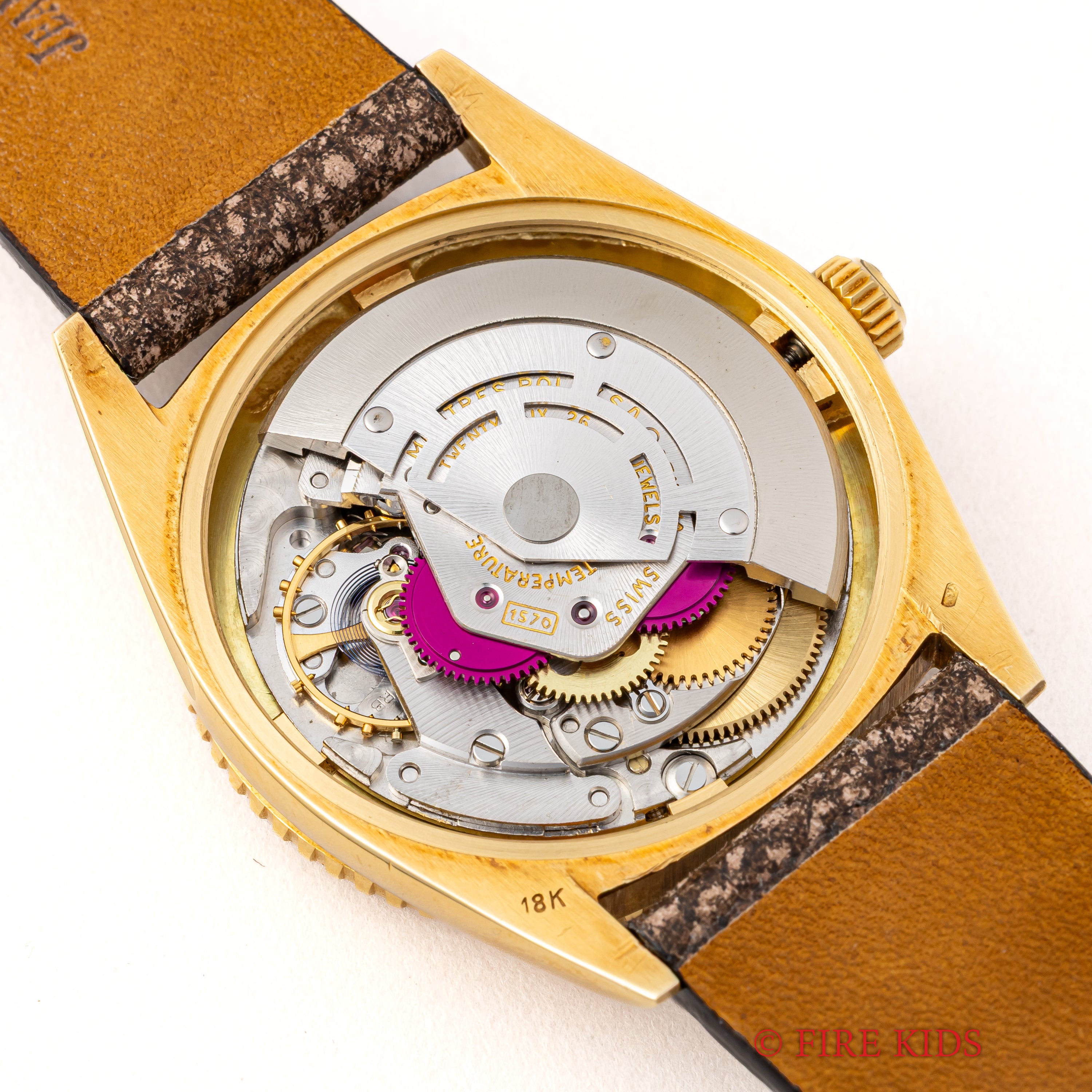ロレックス 18金無垢サンダーバード 1969年製 Ref.1625 夜光無しリネンダイヤル