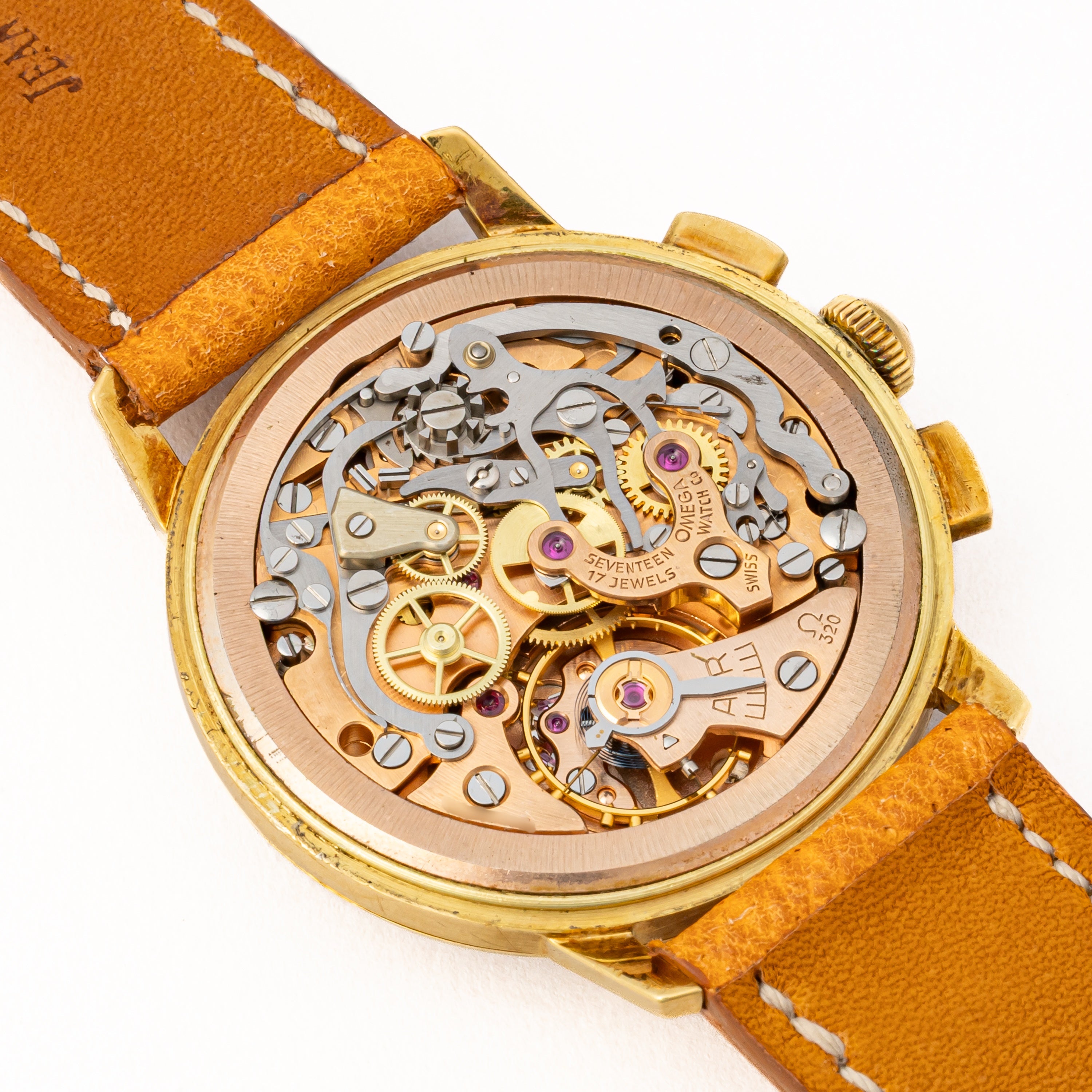 オメガ デ・ヴィル クロノグラフ 手巻き 18金無垢 1968年製 Ref.141.009.67 Cal.320