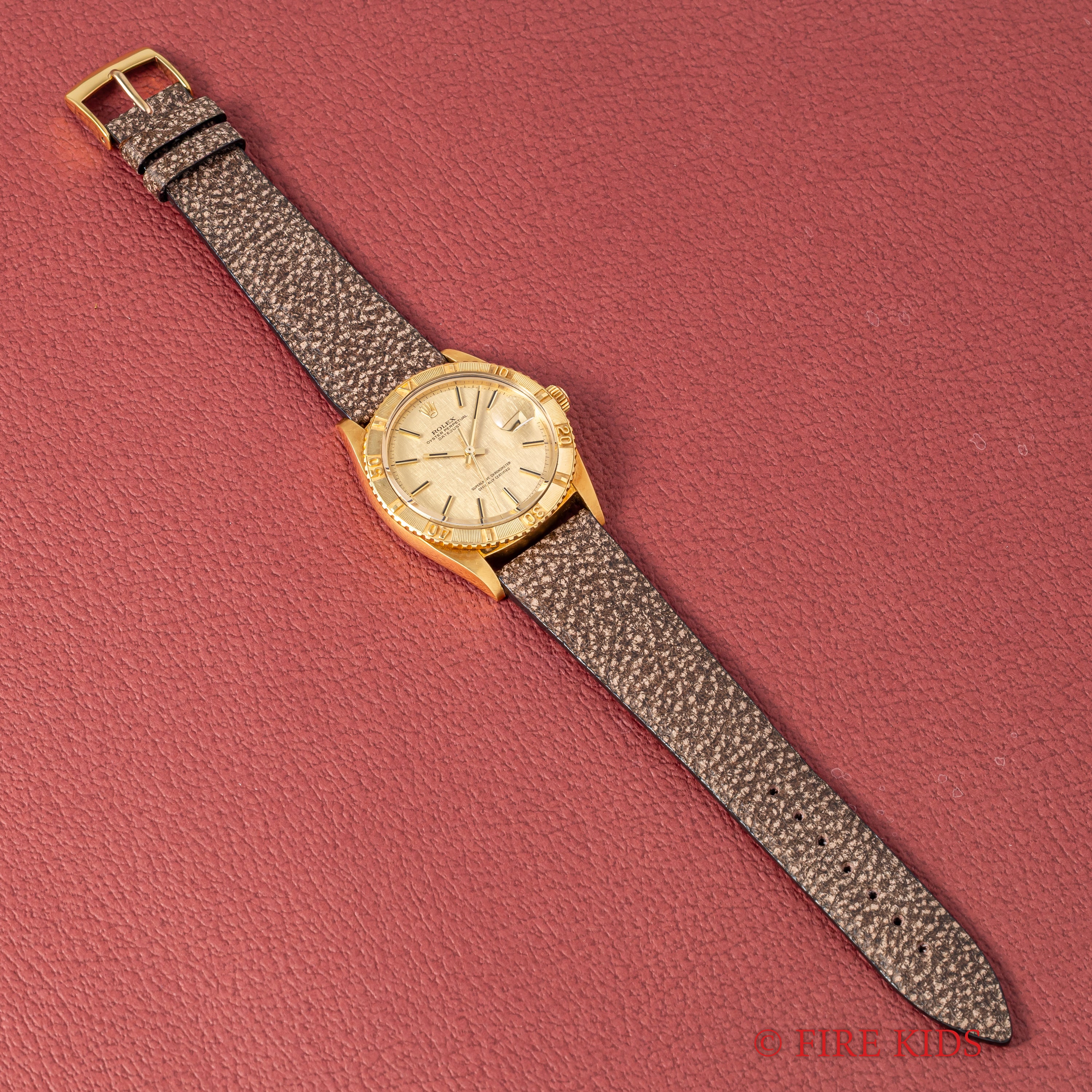 ロレックス 18金無垢サンダーバード 1969年製 Ref.1625 夜光無しリネンダイヤル