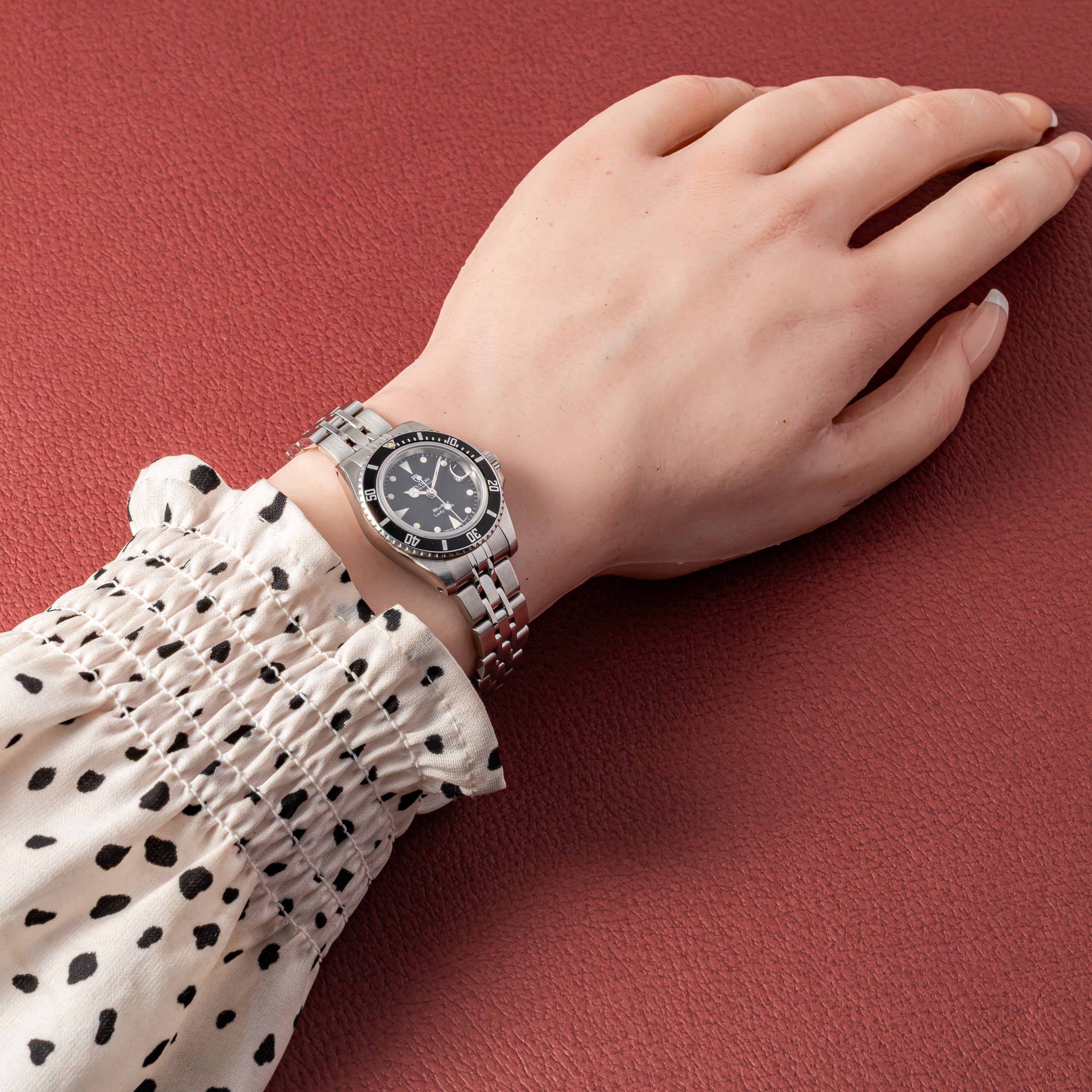 チューダー プリンセスオイスターデイト レディサブ 1992年製 Ref.96090 王冠リューズ 箱ギャラ付き