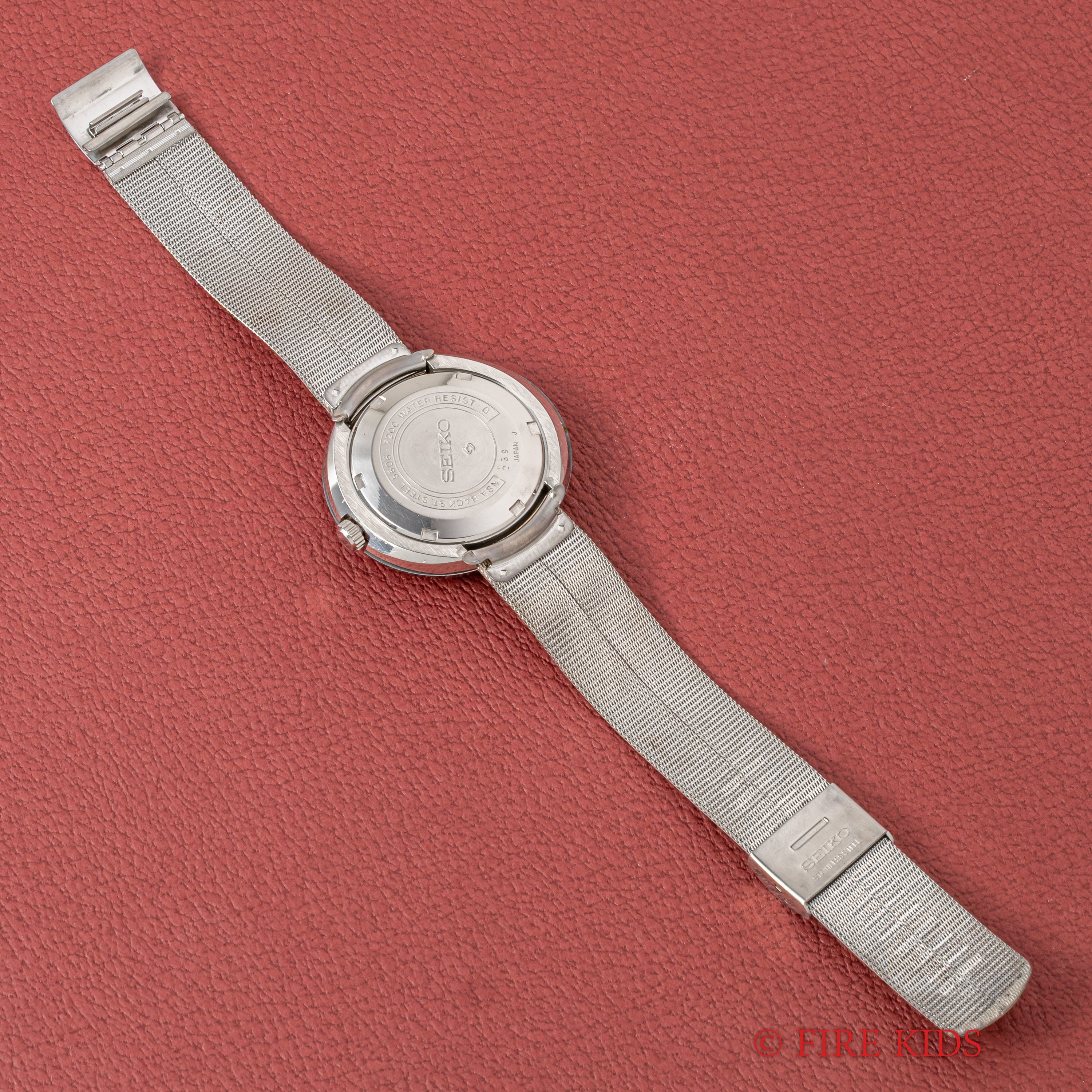 セイコー LM 1972年製 グレーダイヤル 超硬ケース カットガラス Ref.5606-7200 純正ブレス 自動巻き
