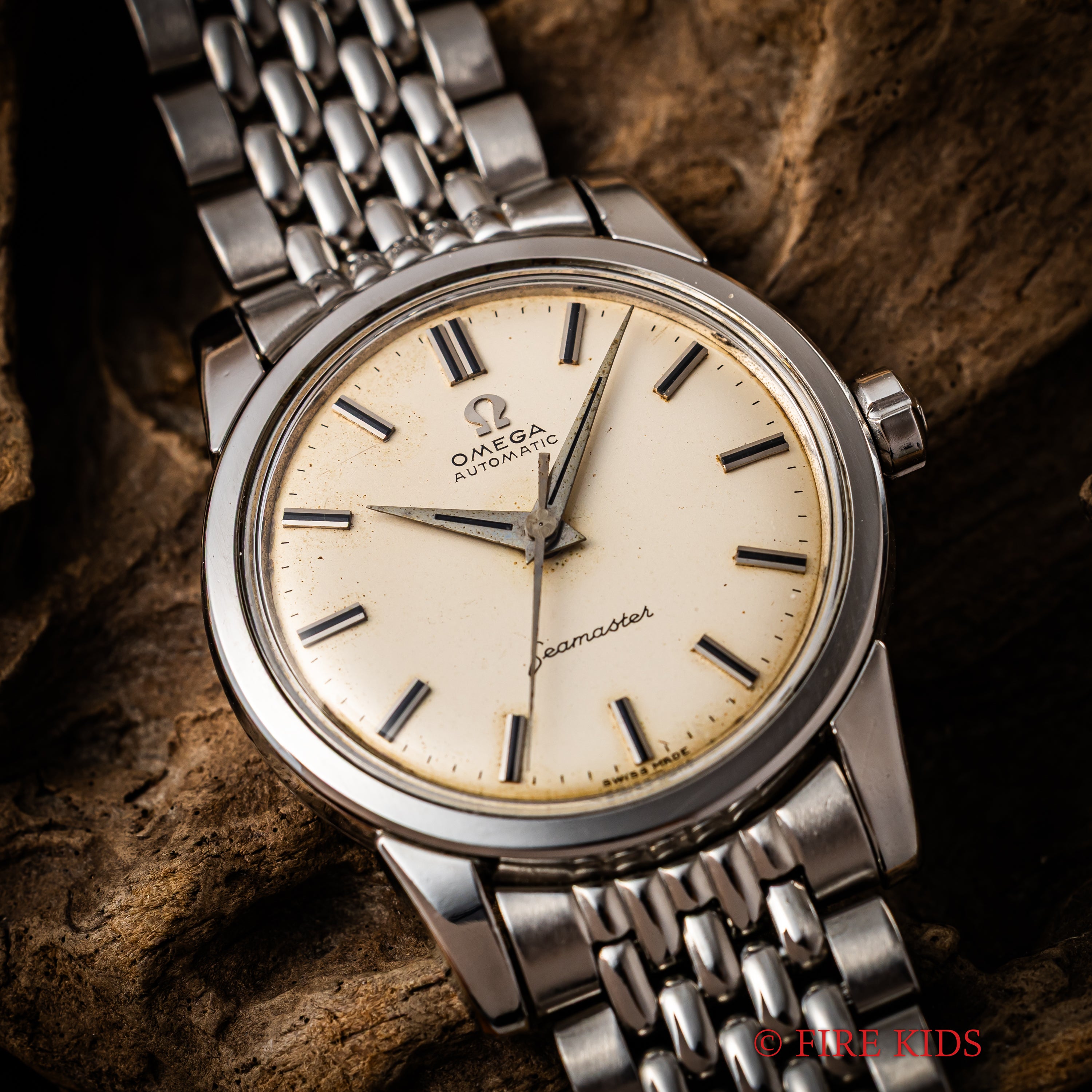 オメガ シーマスター オートマチック 1959年製 Ref.2848 15 SC アイボリーダイヤル