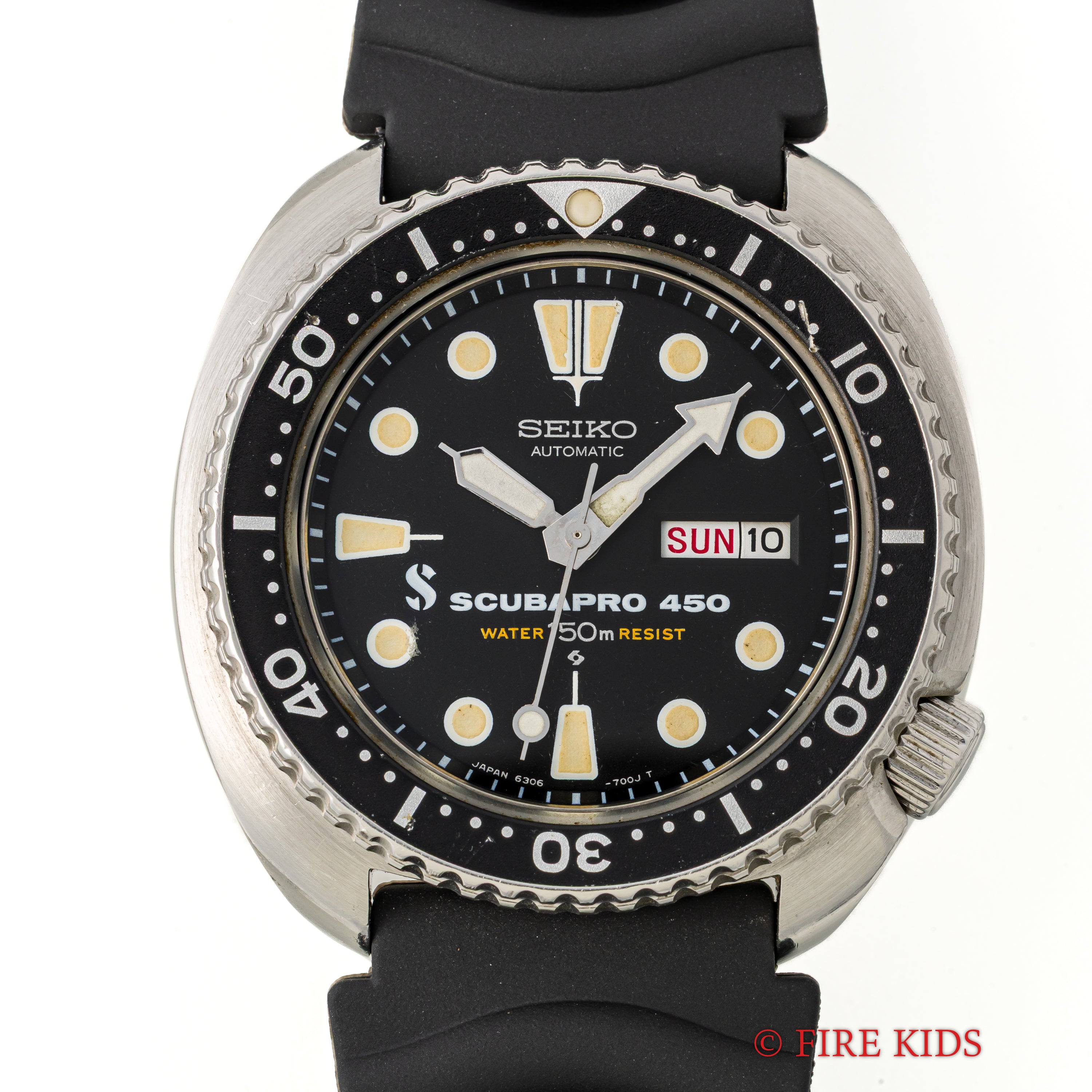 セイコー サードダイバー 1978年製 150mダイバー 3rdモデル スキューバプロWネーム Ref.6306-7001 国内仕様