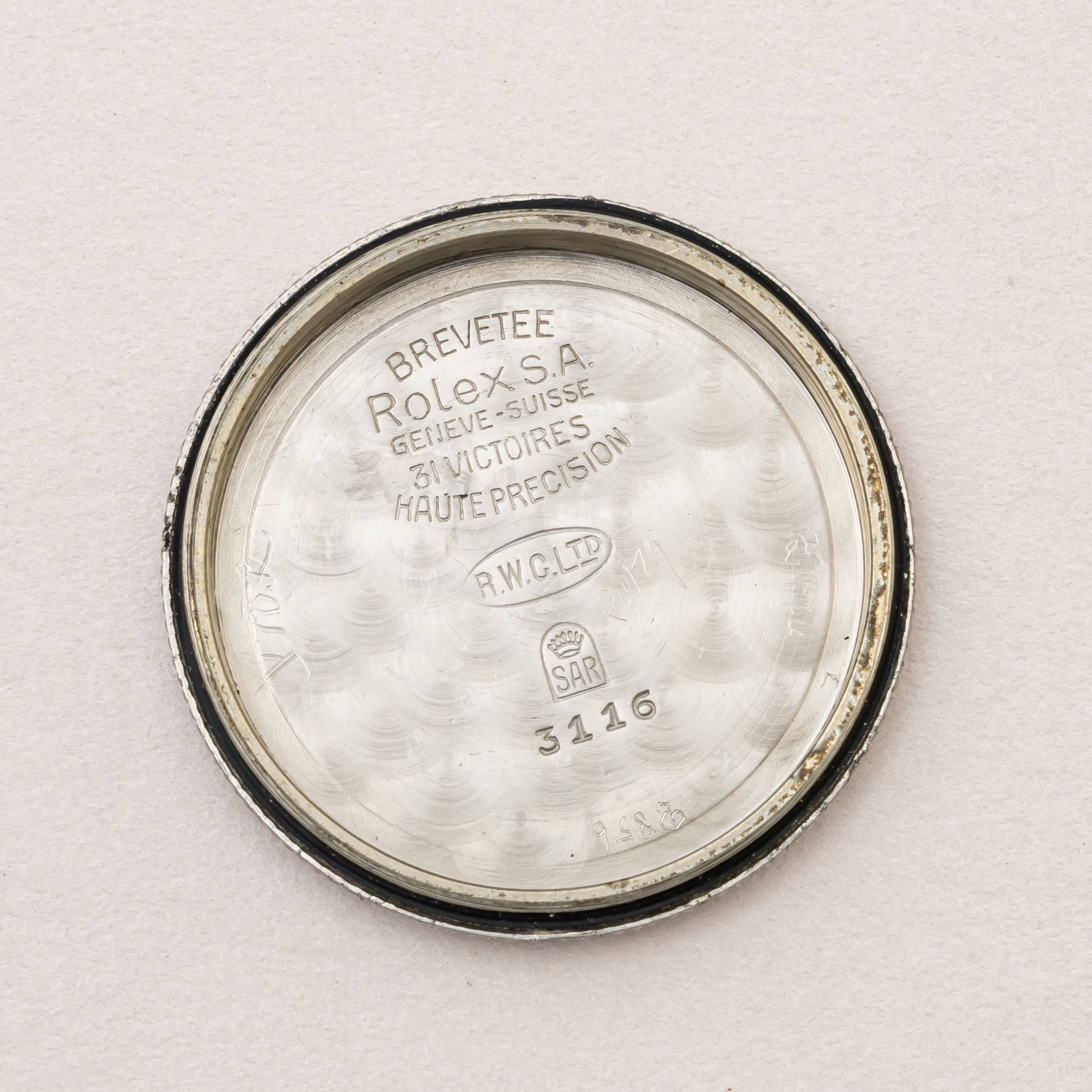 ロレックス オイスター バイセロイ 1940年製 Ref.3116 クリスクロス